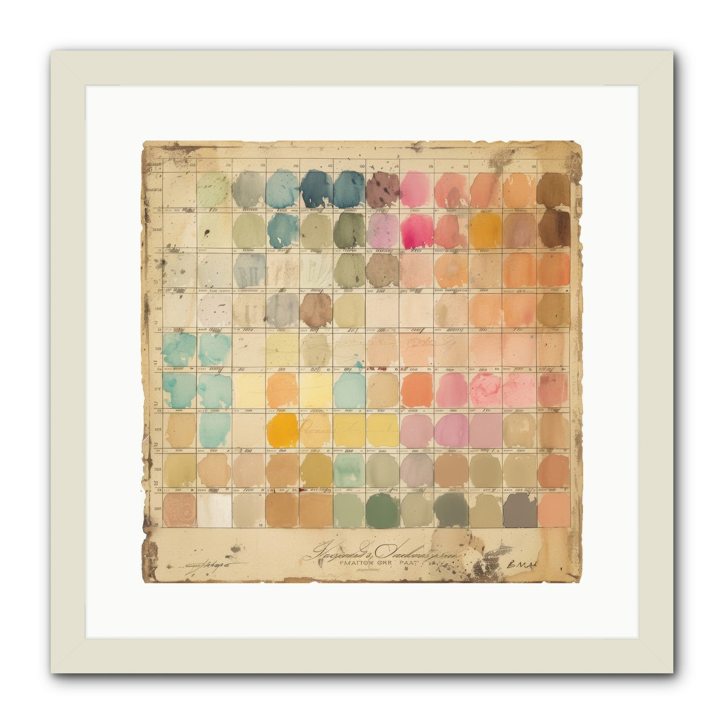 Quintessential -- Framed Print - White 16x16