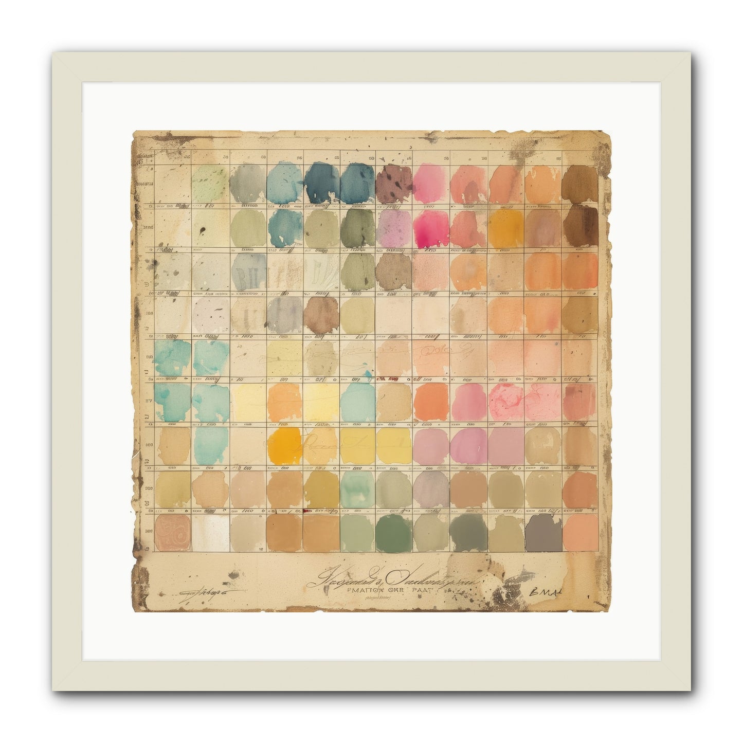 Quintessential -- Framed Print - White 20x20