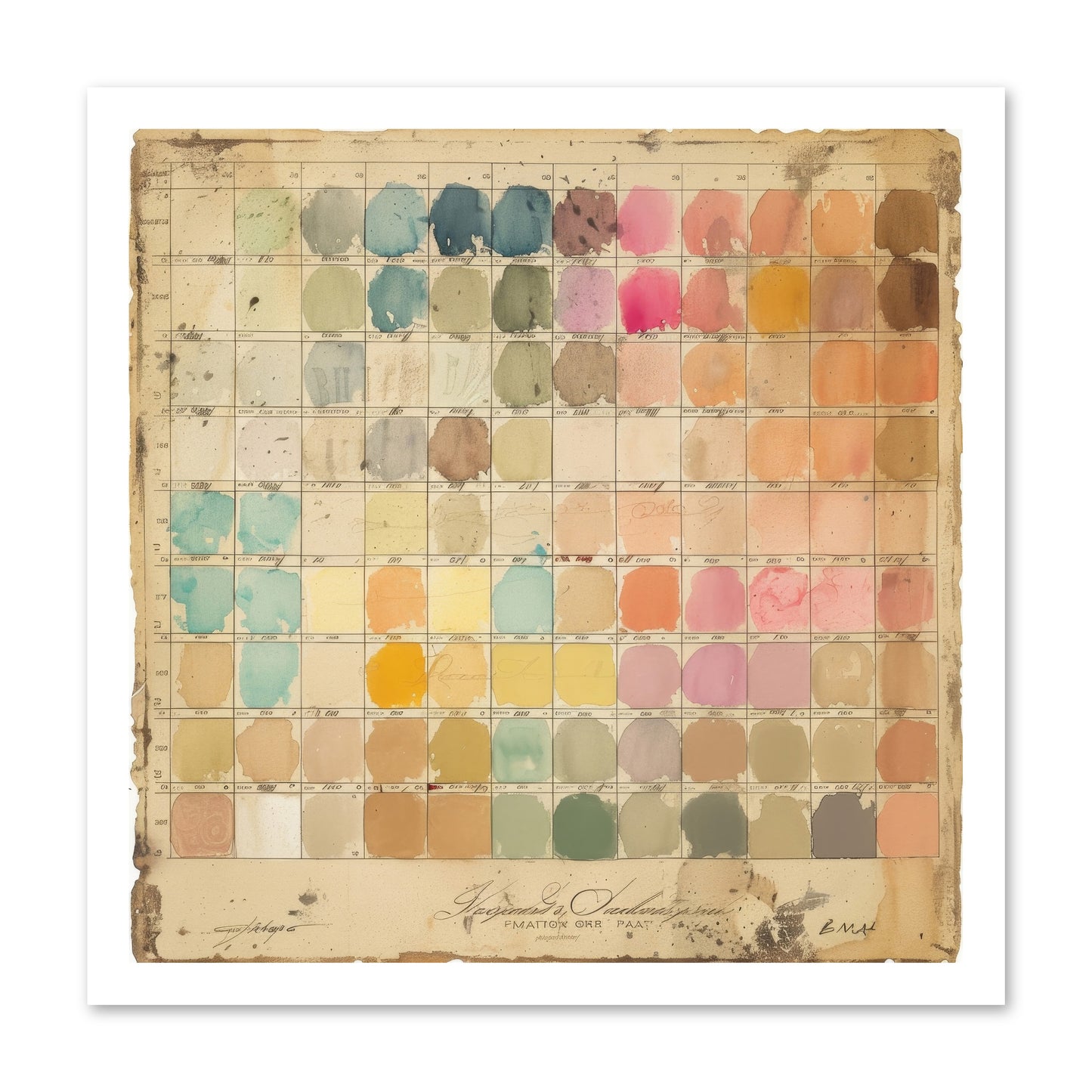 Quintessential -- Loose Canvas Print 20x20