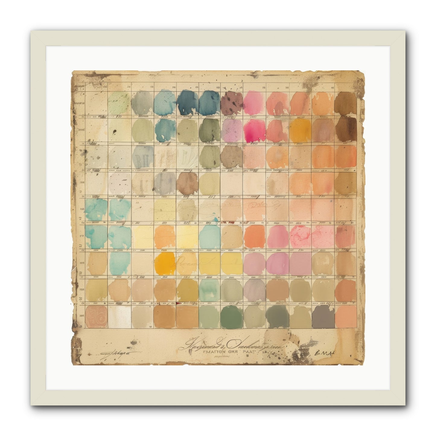 Quintessential -- Framed Print - White 24x24