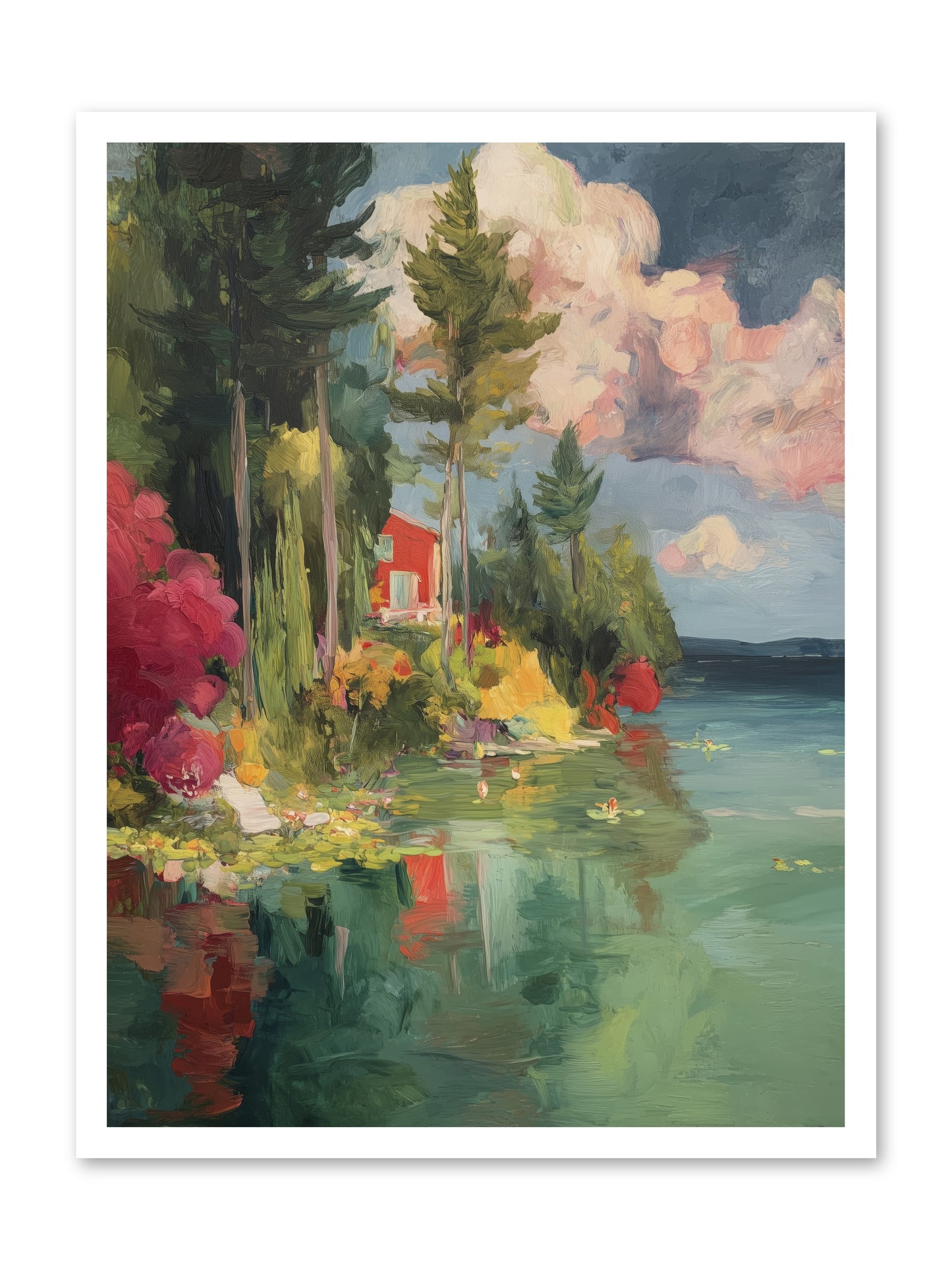 Racing Clouds -- Paper Print 24x32