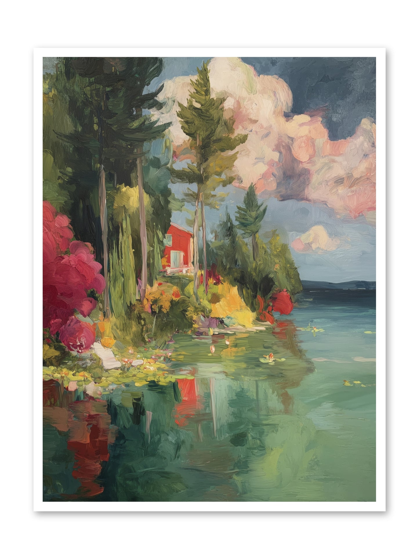 Racing Clouds -- Loose Canvas Print 36x48