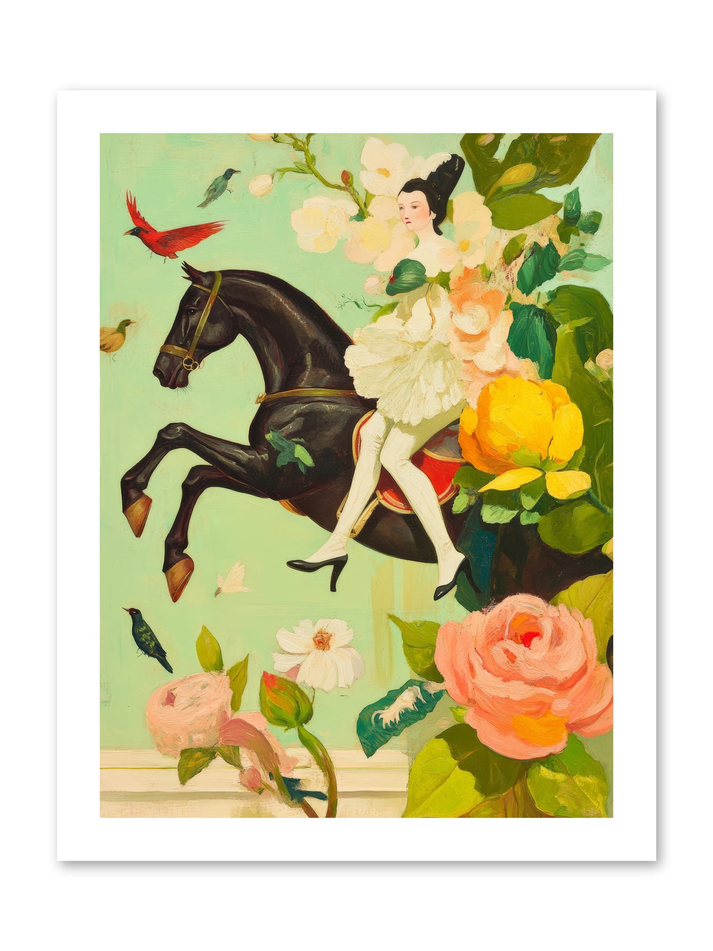 Racing Through BloomRez2 -- Paper Print 12x16
