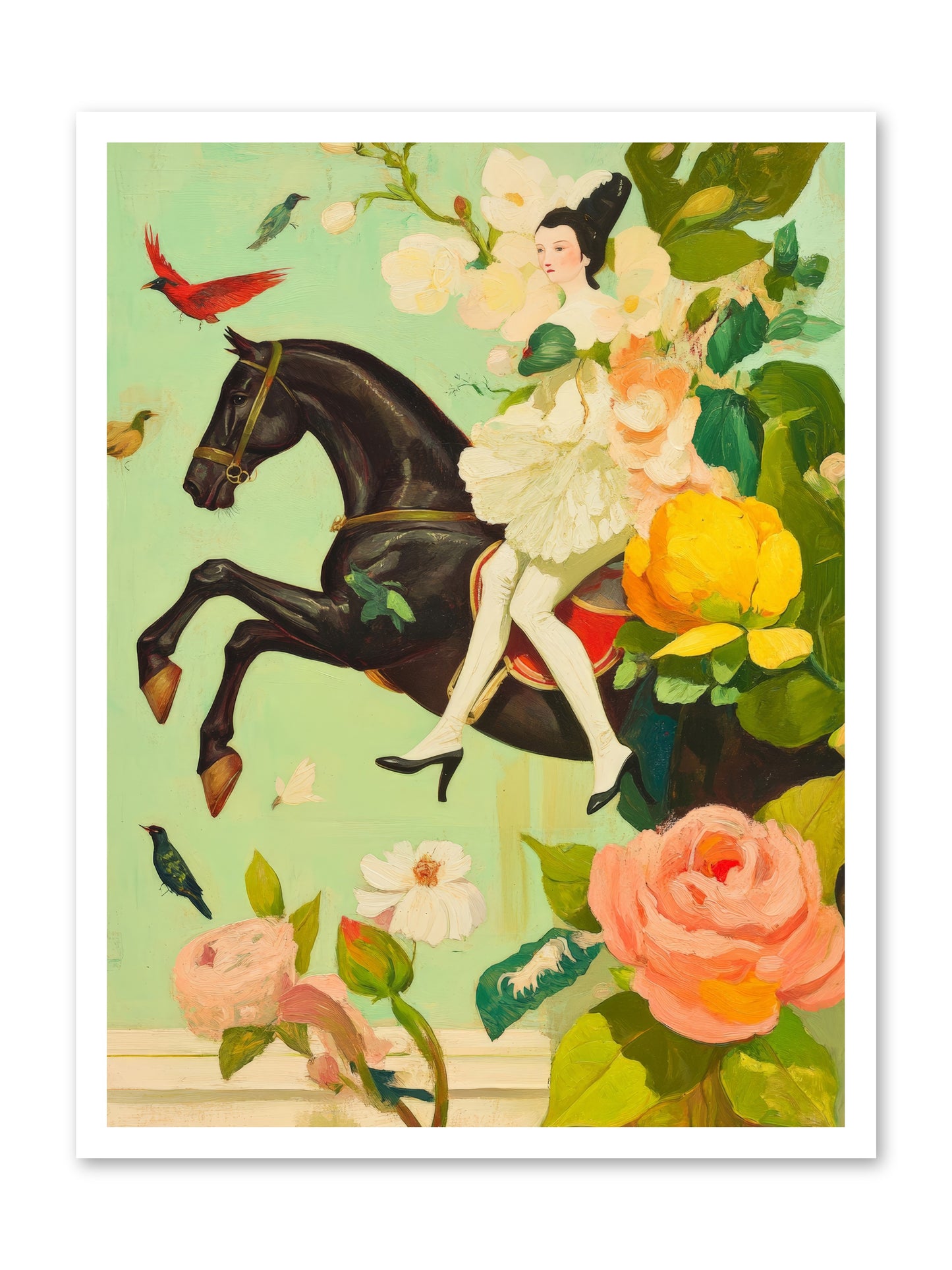 Racing Through BloomRez2 -- Paper Print 24x32