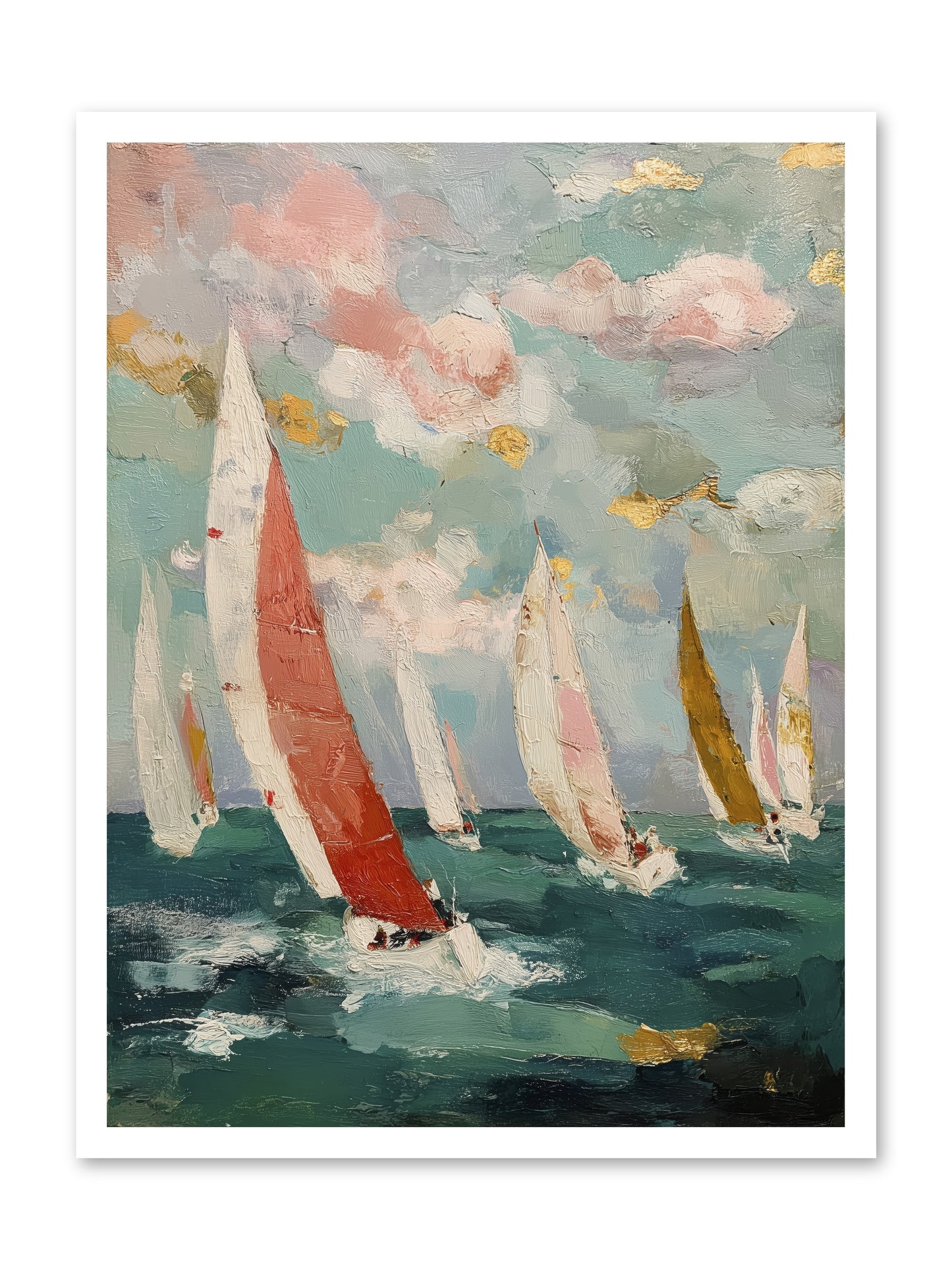 Racing Through Sky -- Paper Print 24x32