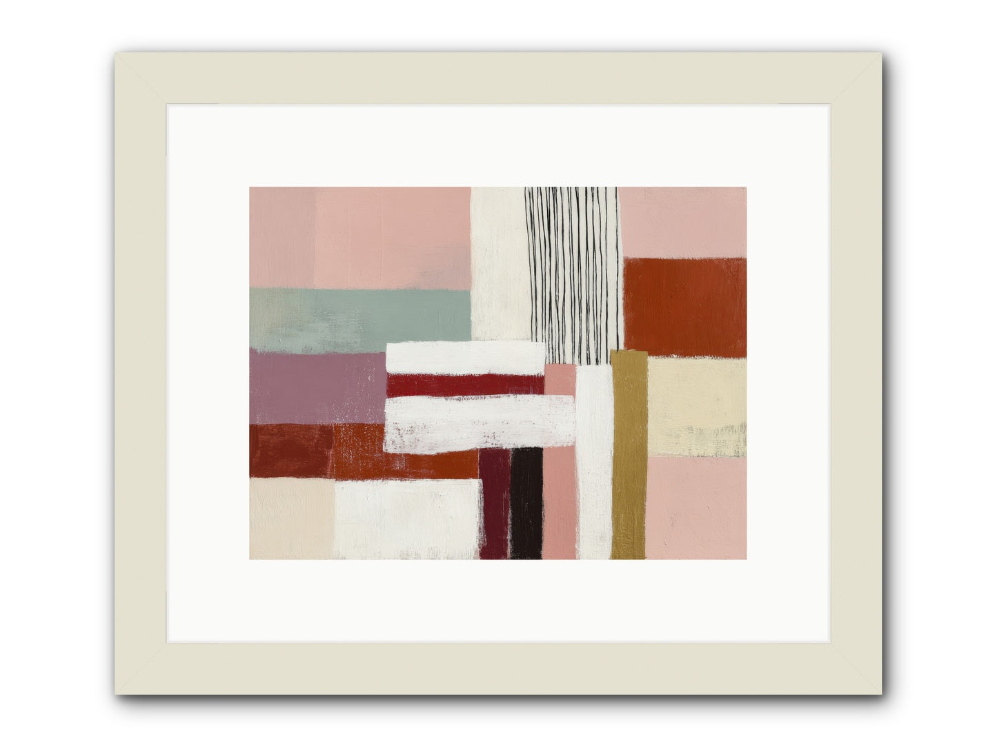 Radiant Acre -- Framed Print - White 12x9