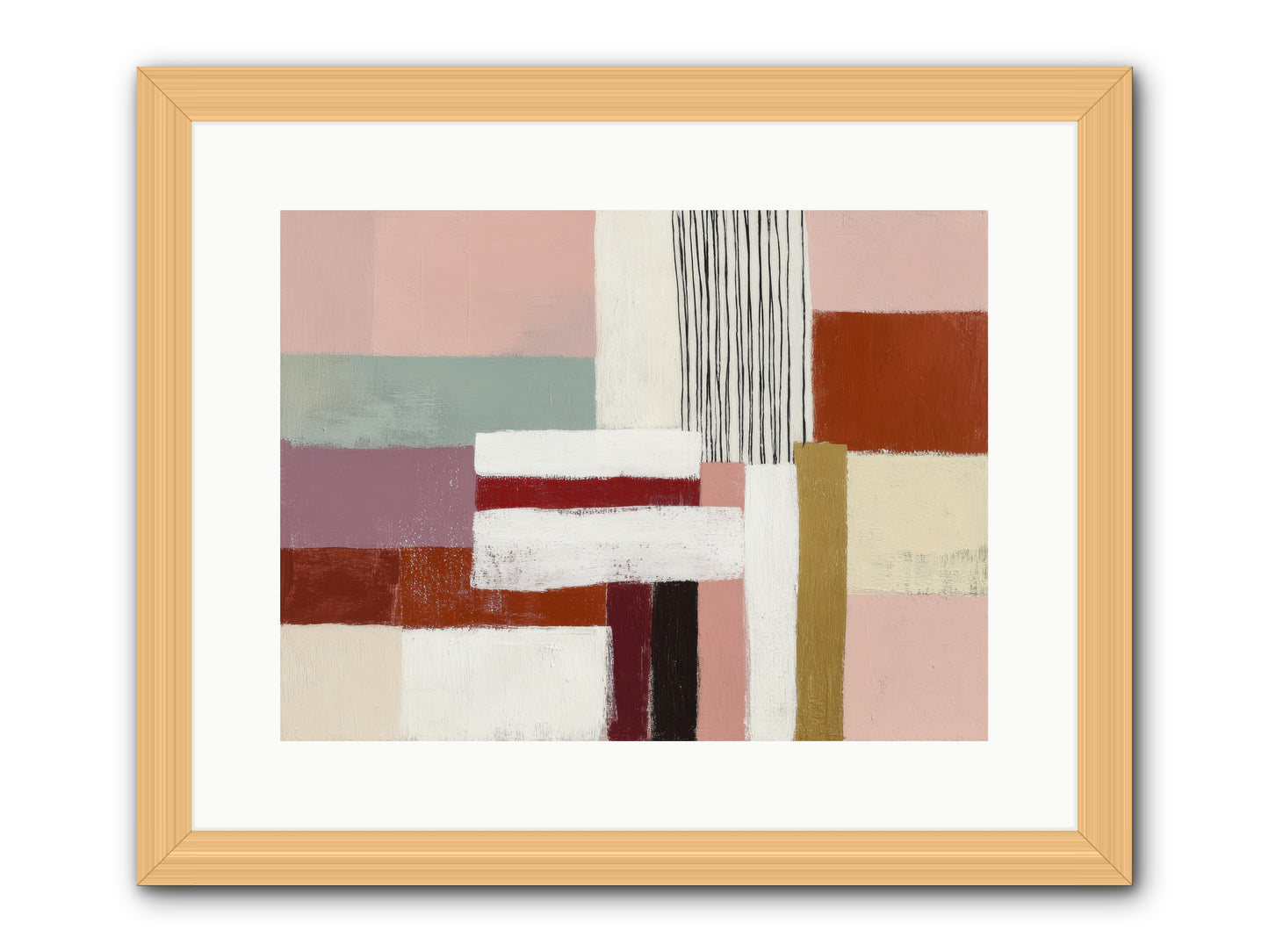 Radiant Acre -- Framed Print - Natural 16x12