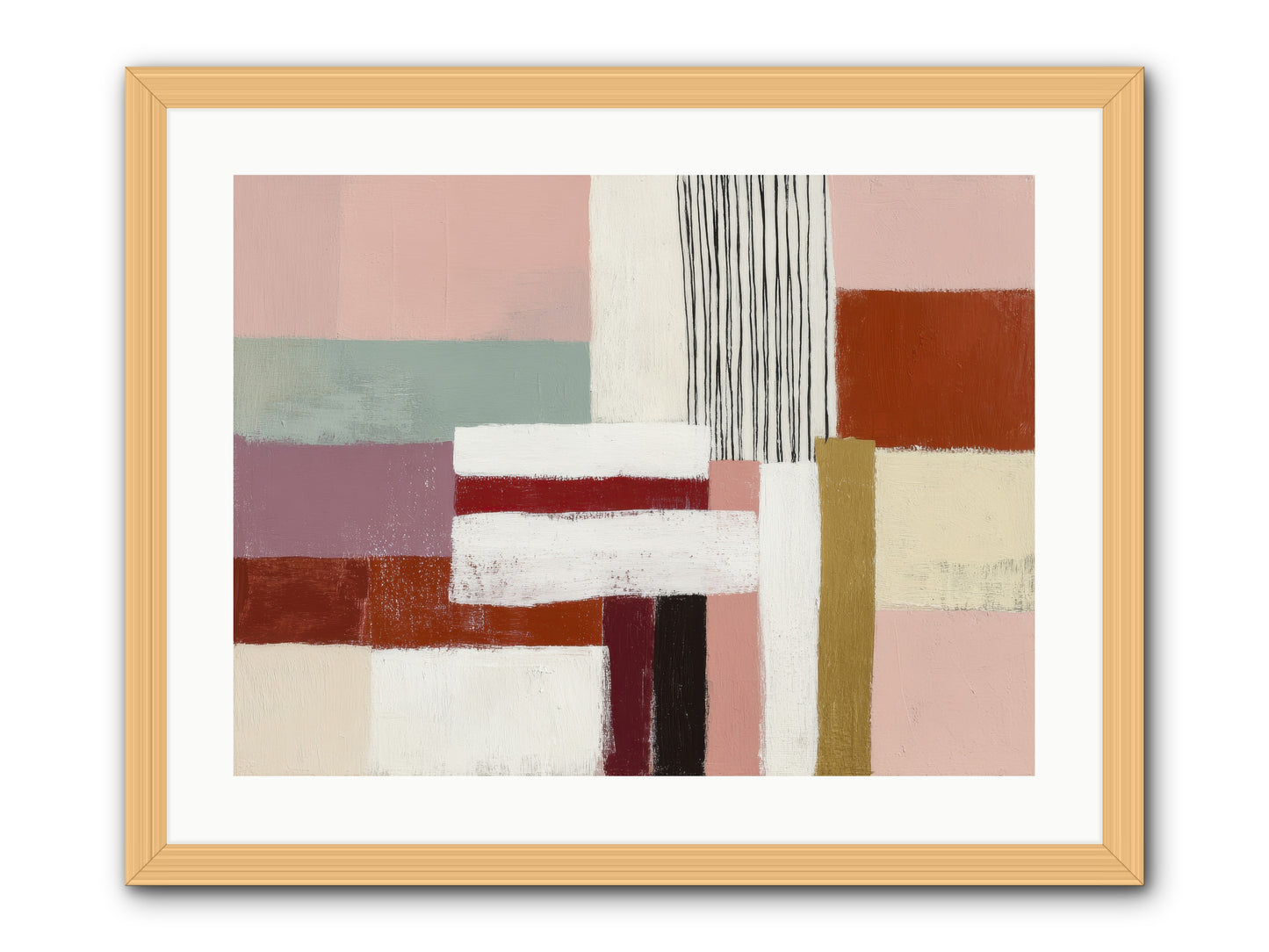 Radiant Acre -- Framed Print - Natural 24x18