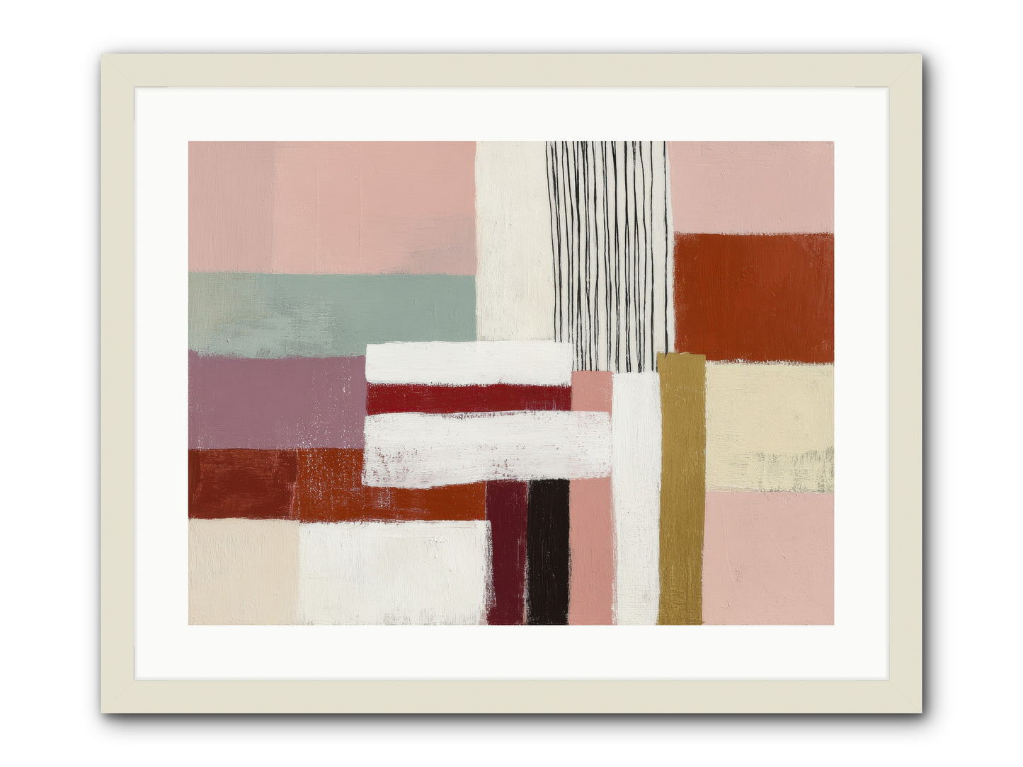 Radiant Acre -- Framed Print - White 24x18