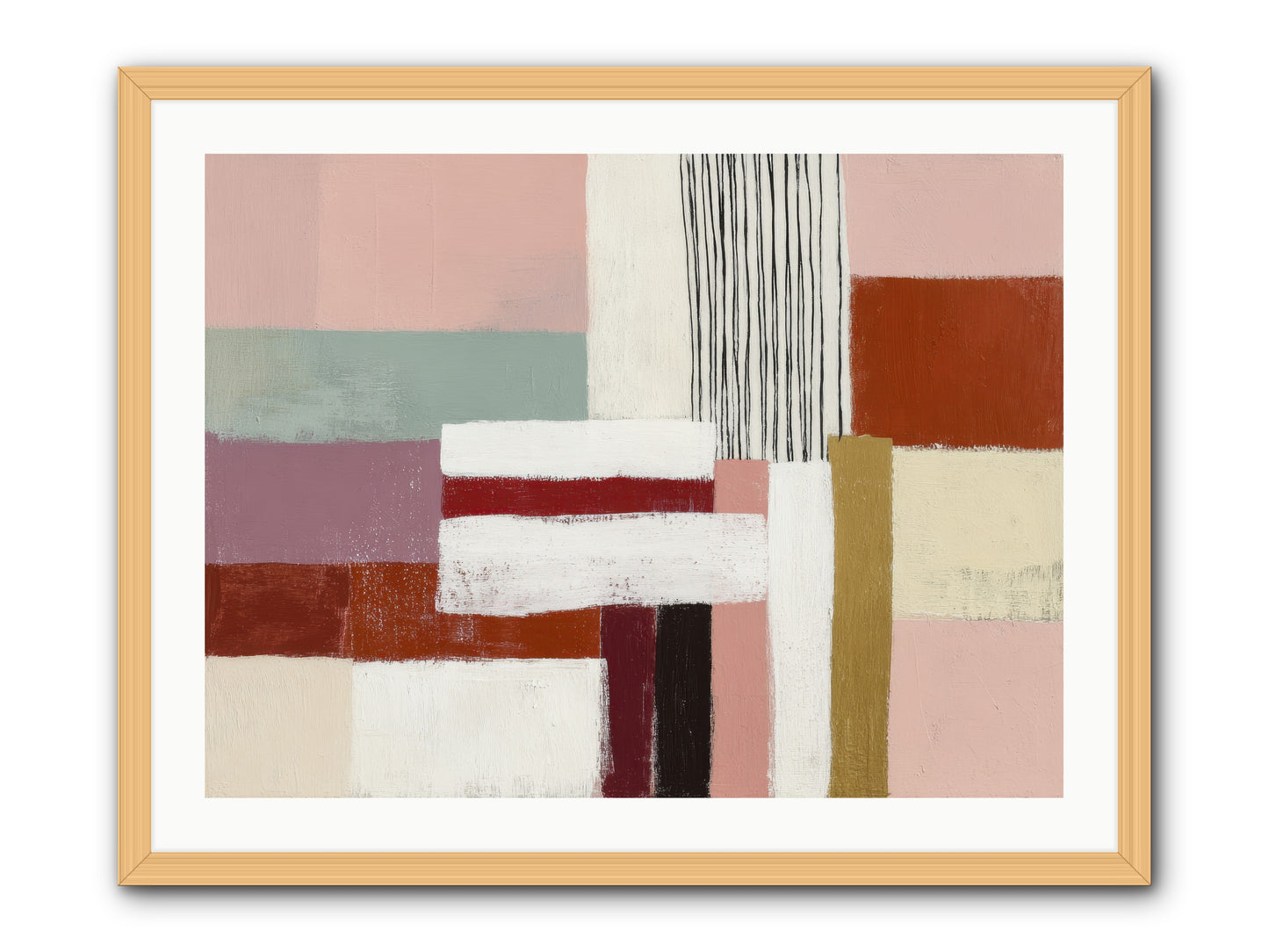 Radiant Acre -- Framed Print - Natural 32x24