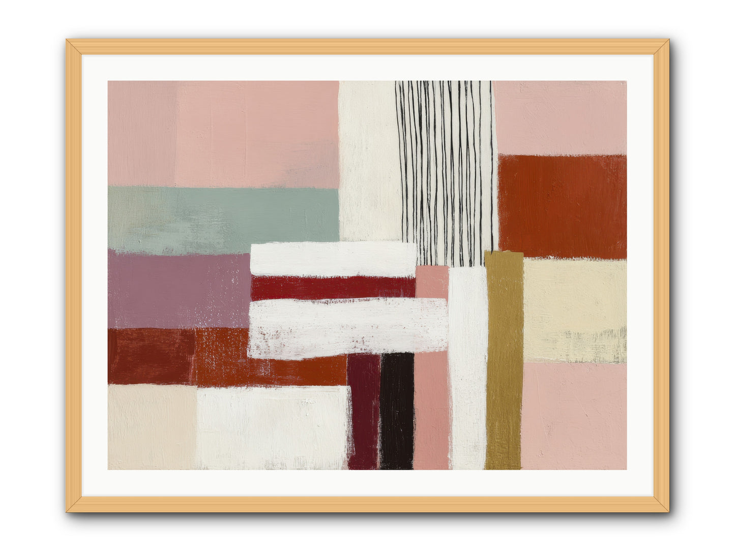 Radiant Acre -- Framed Print - Natural 40x30