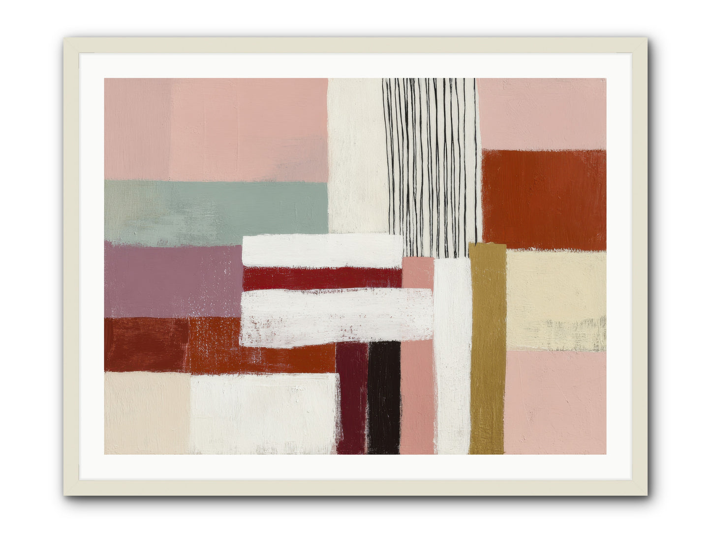 Radiant Acre -- Framed Print - White 40x30