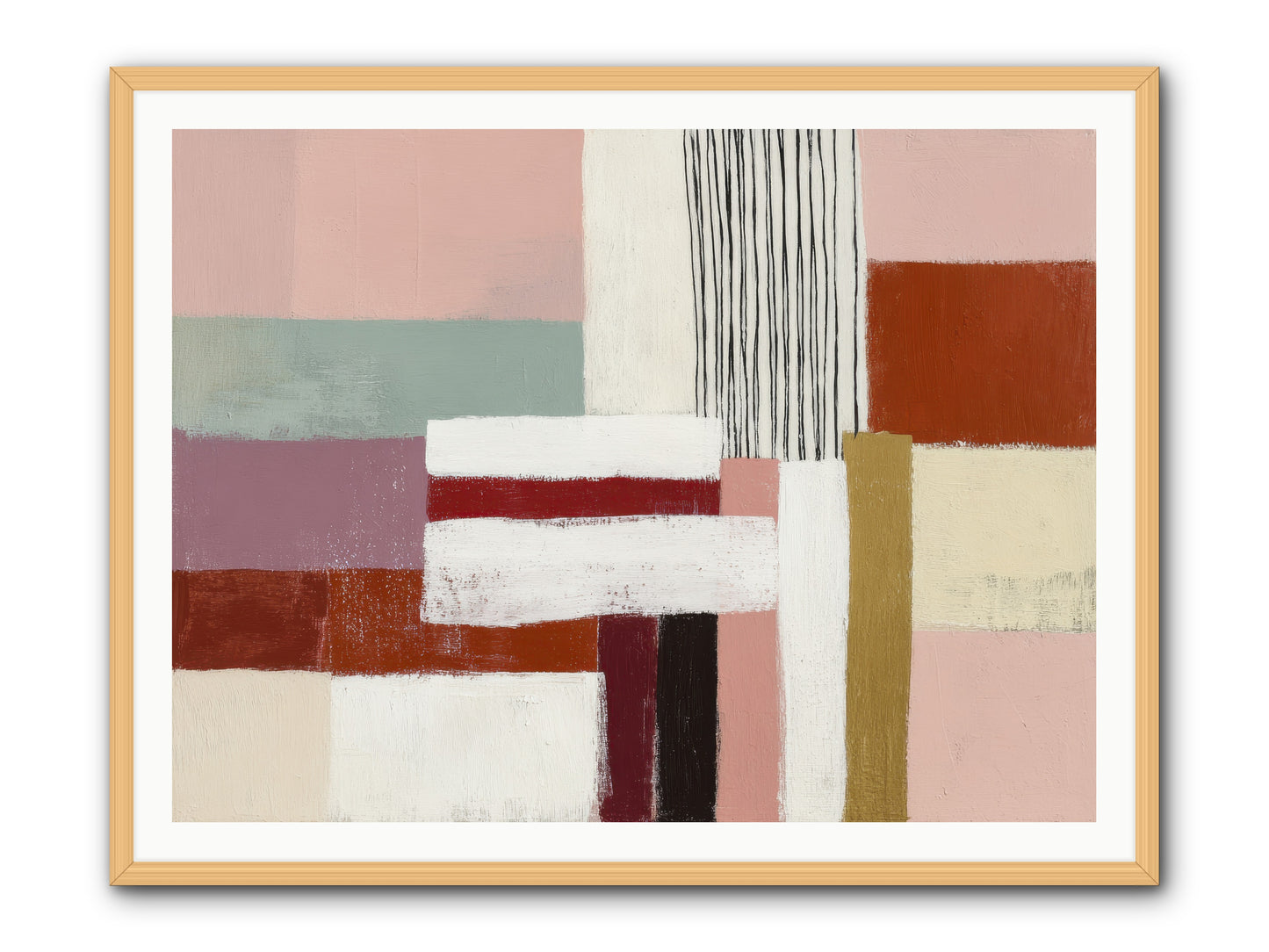Radiant Acre -- Framed Print - Natural 48x36