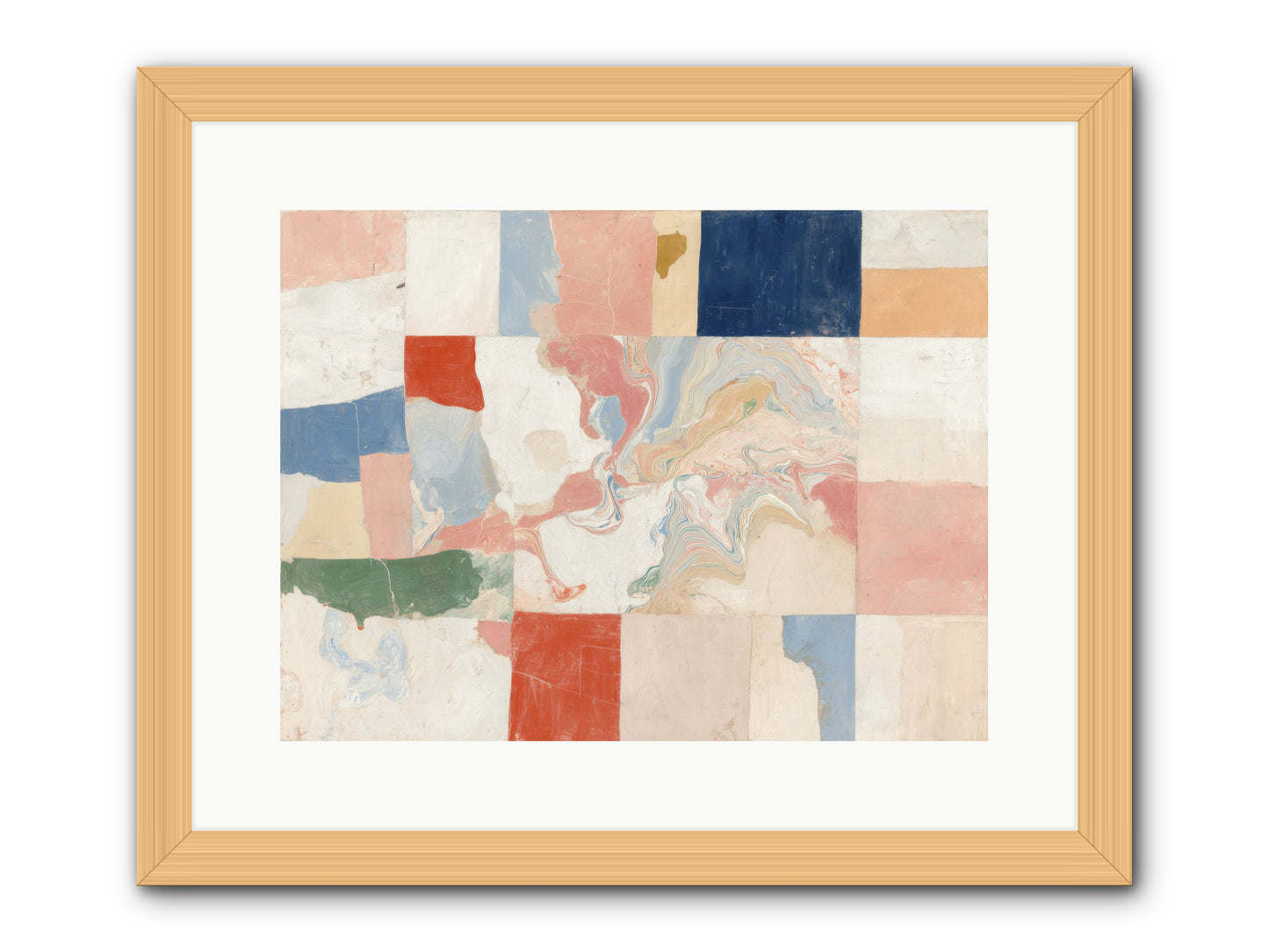 Radiant Flux -- Framed Print - Natural 16x12