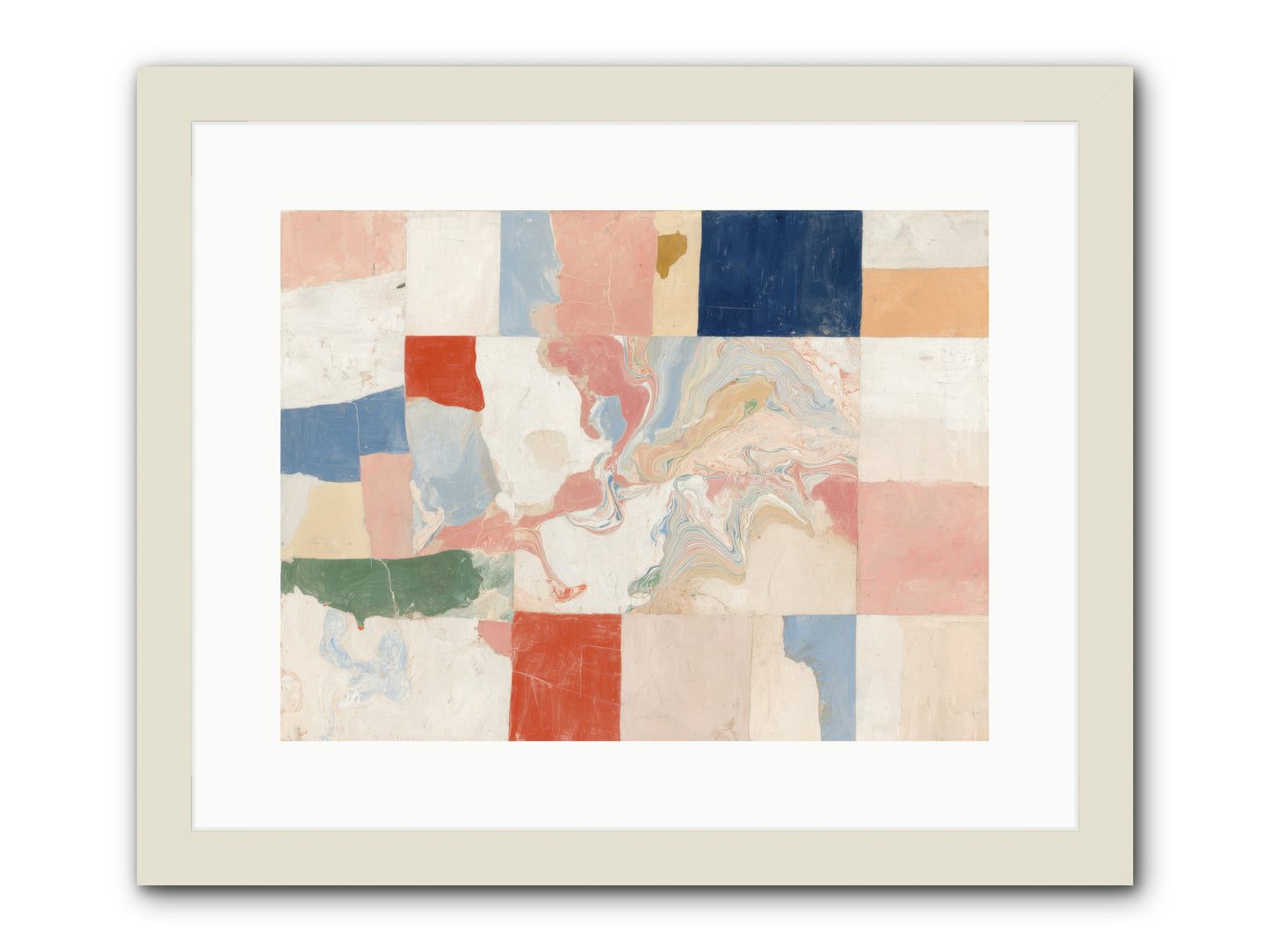 Radiant Flux -- Framed Print - White 16x12