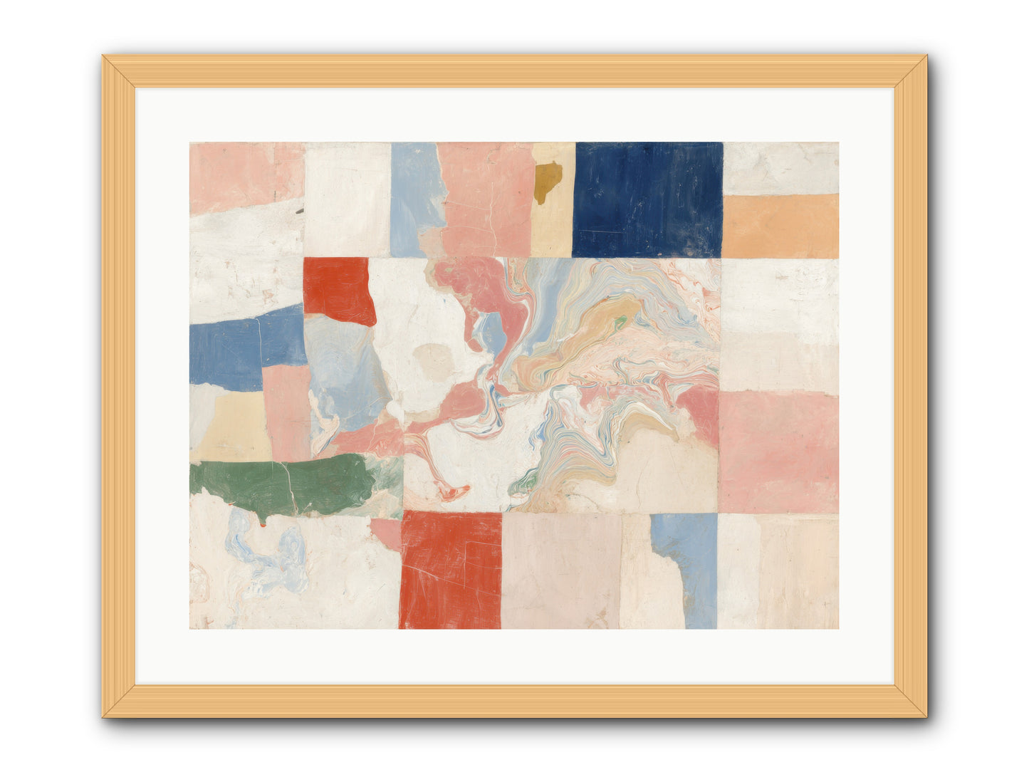 Radiant Flux -- Framed Print - Natural 24x18