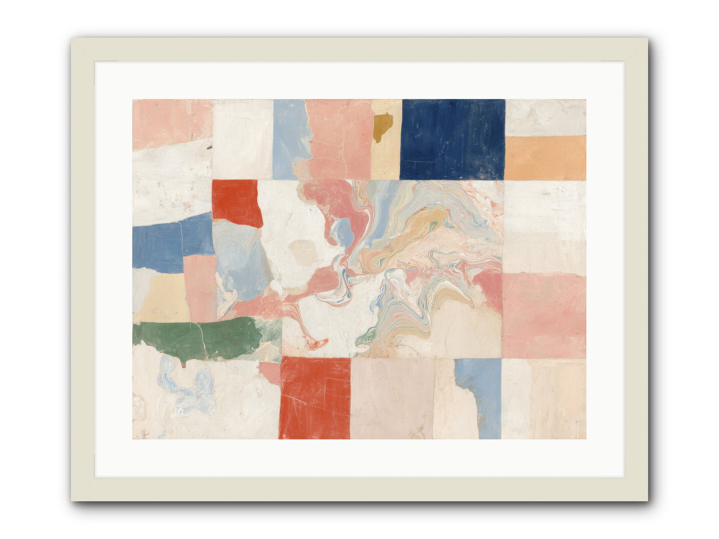 Radiant Flux -- Framed Print - White 24x18