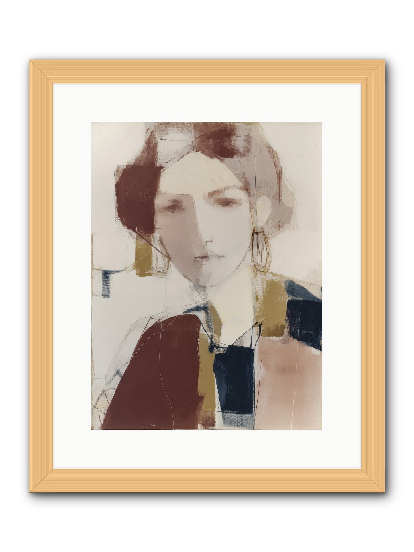Radiant Secrets -- Framed Print - Natural 12x16