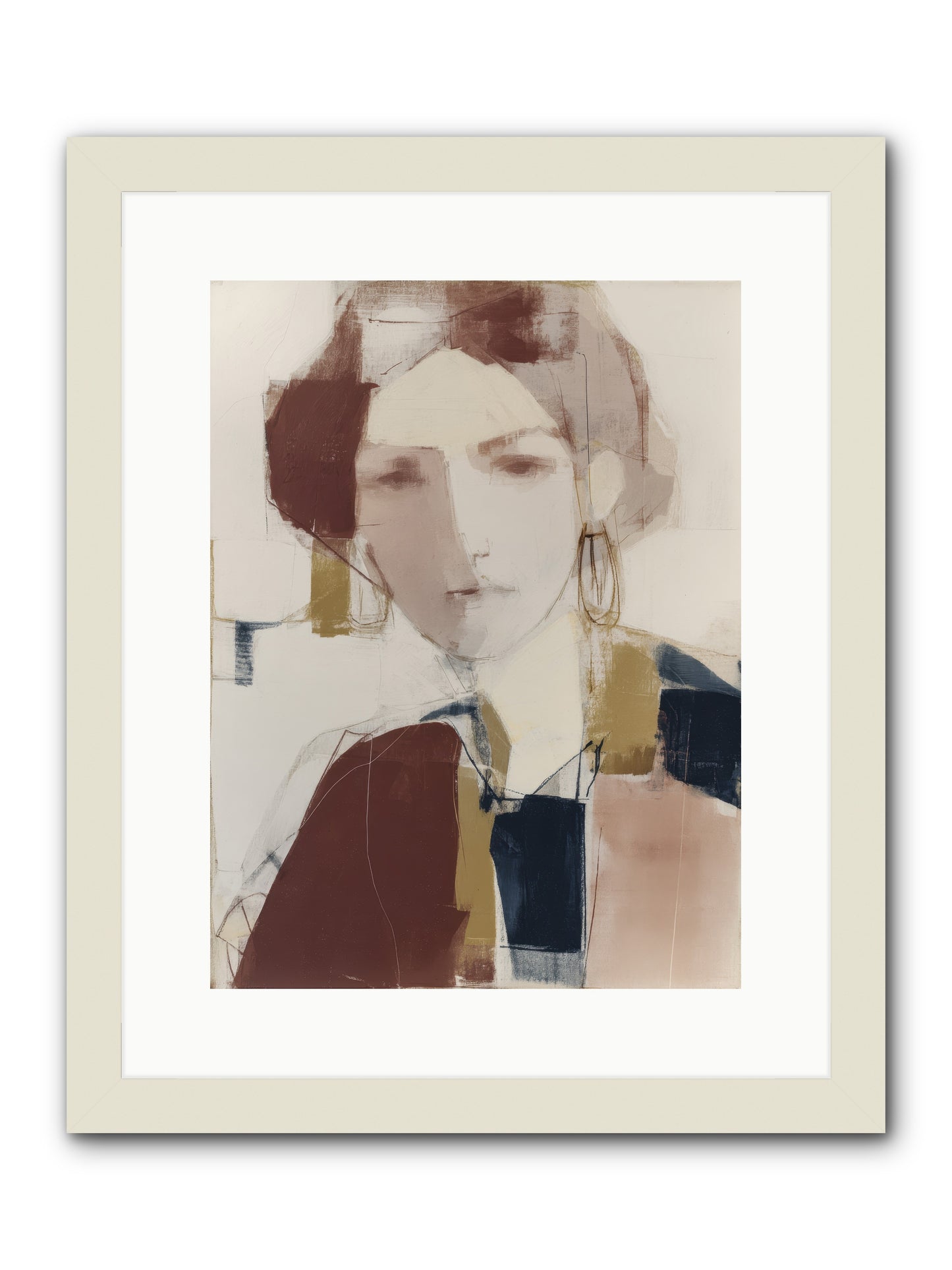 Radiant Secrets -- Framed Print - White 12x16