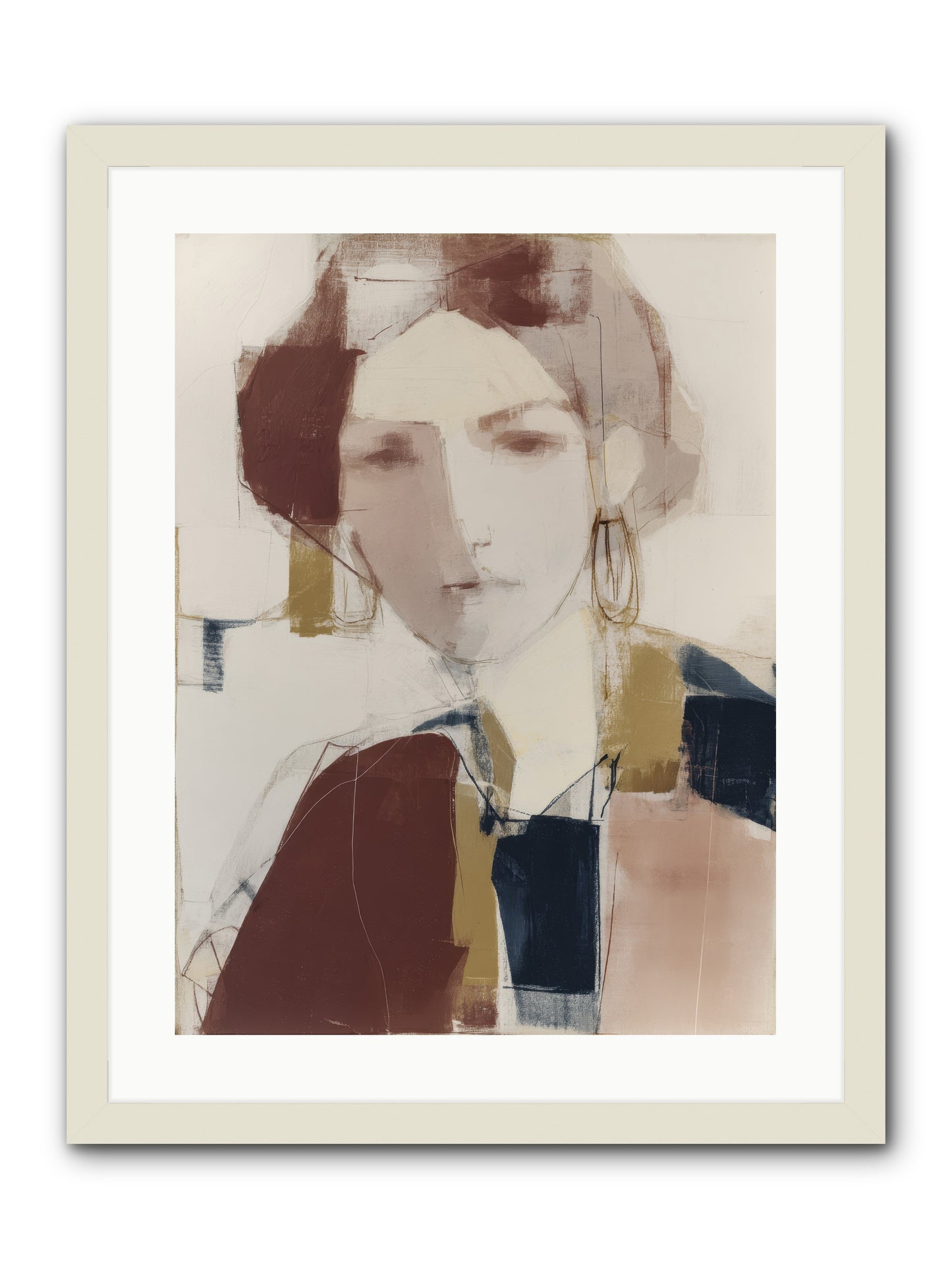 Radiant Secrets -- Framed Print - White 18x24