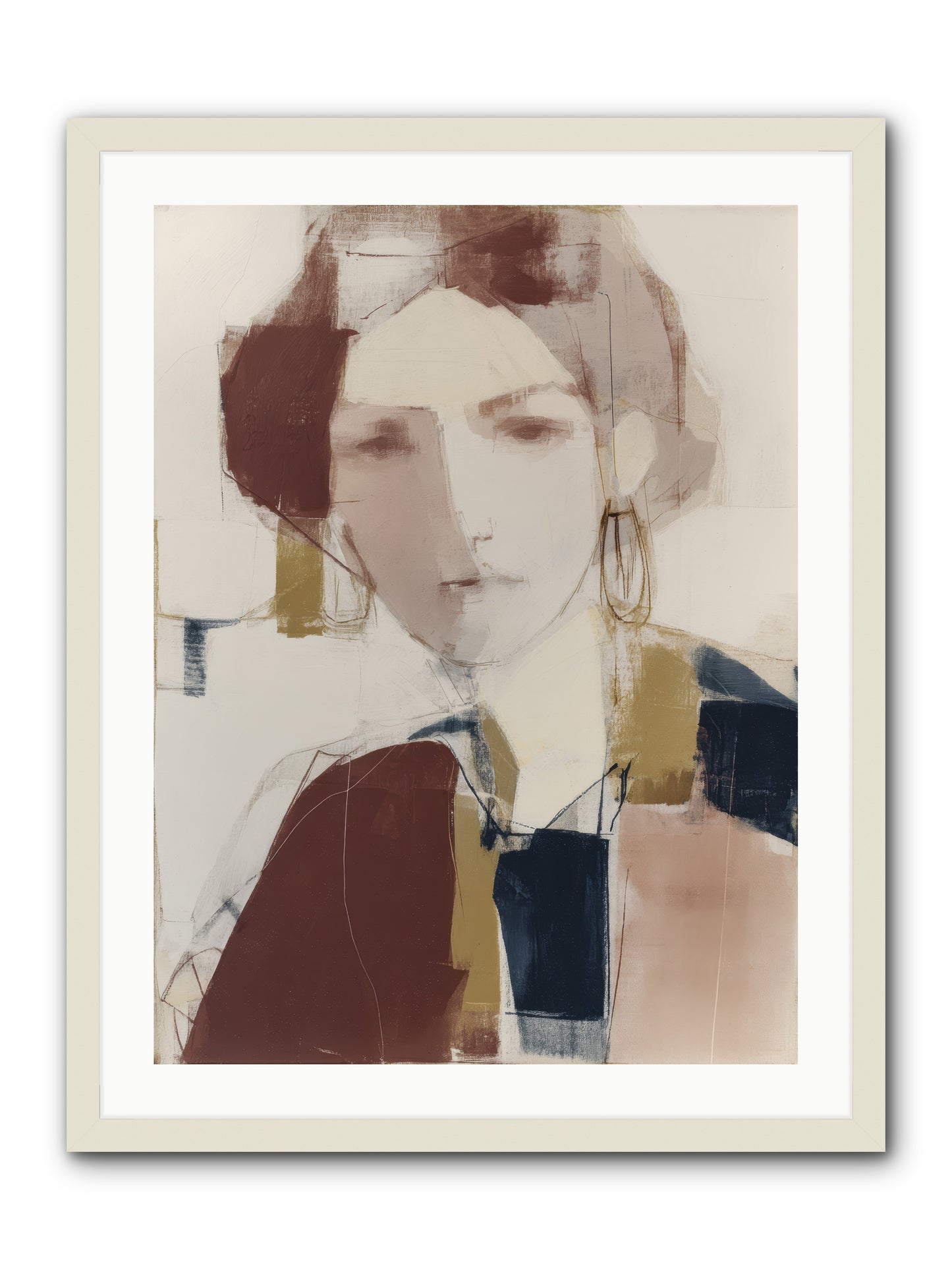 Radiant Secrets -- Framed Print - White 24x32