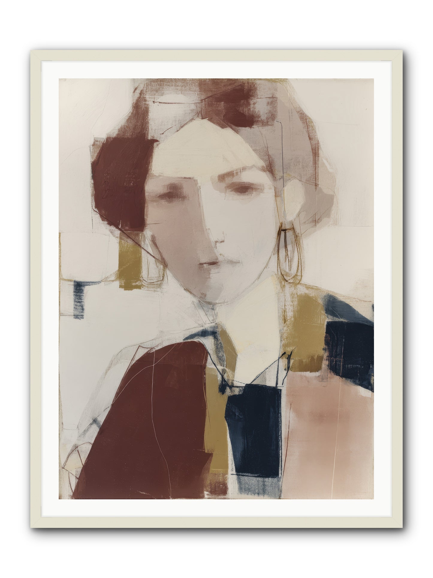 Radiant Secrets -- Framed Print - White 36x48