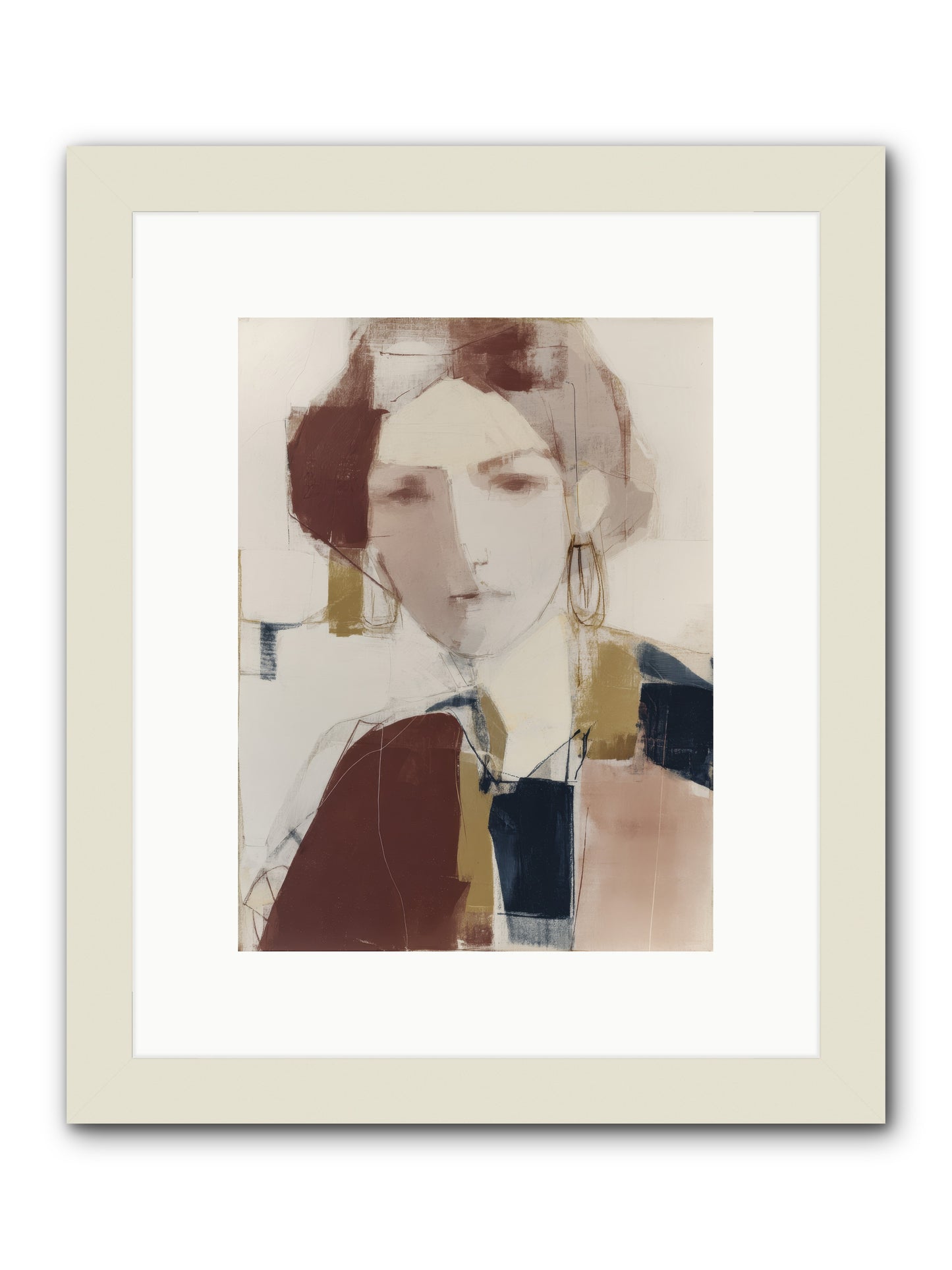 Radiant Secrets -- Framed Print - White 9x12