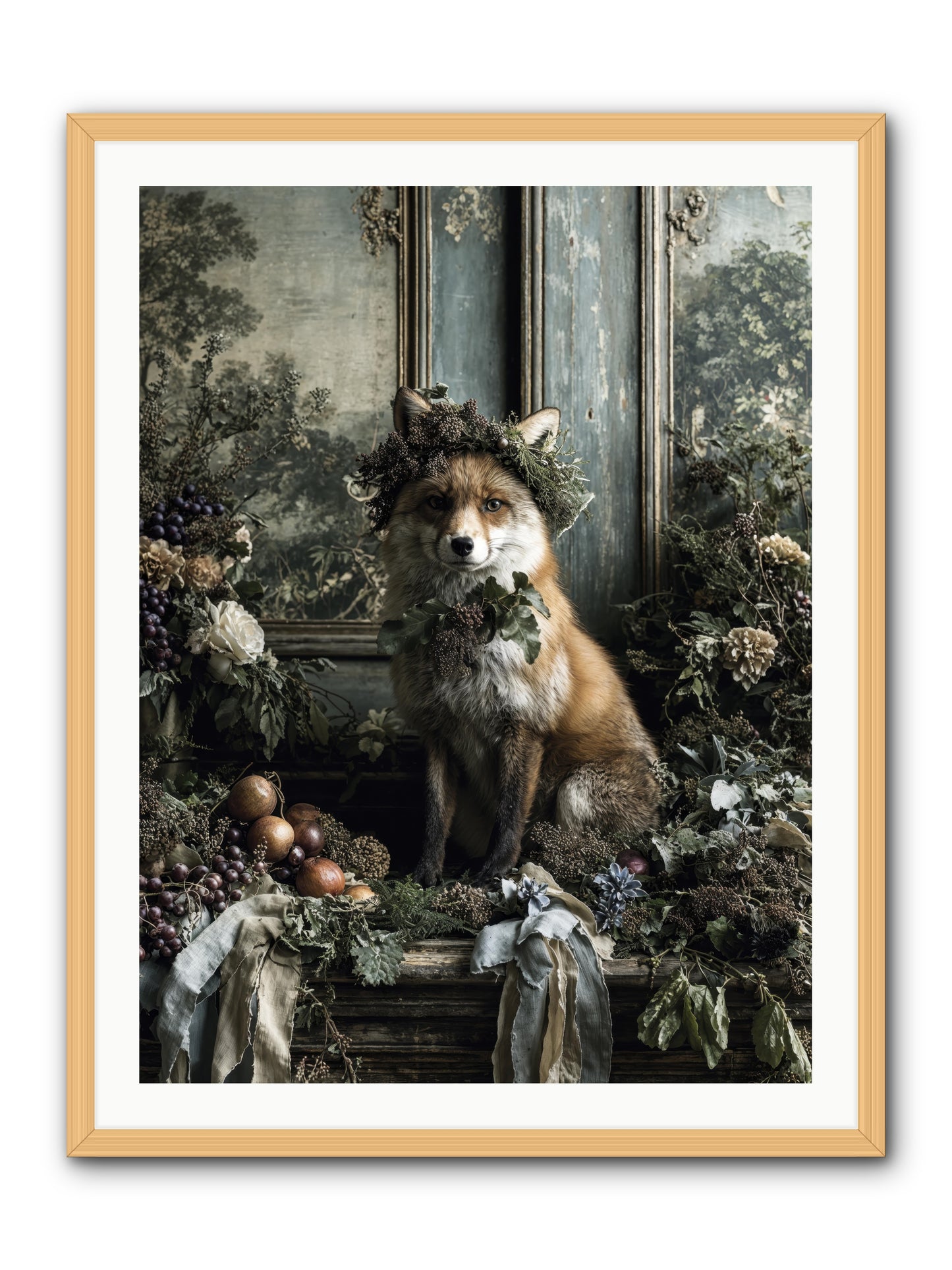 Rafe -- Framed Print - Natural 30x40