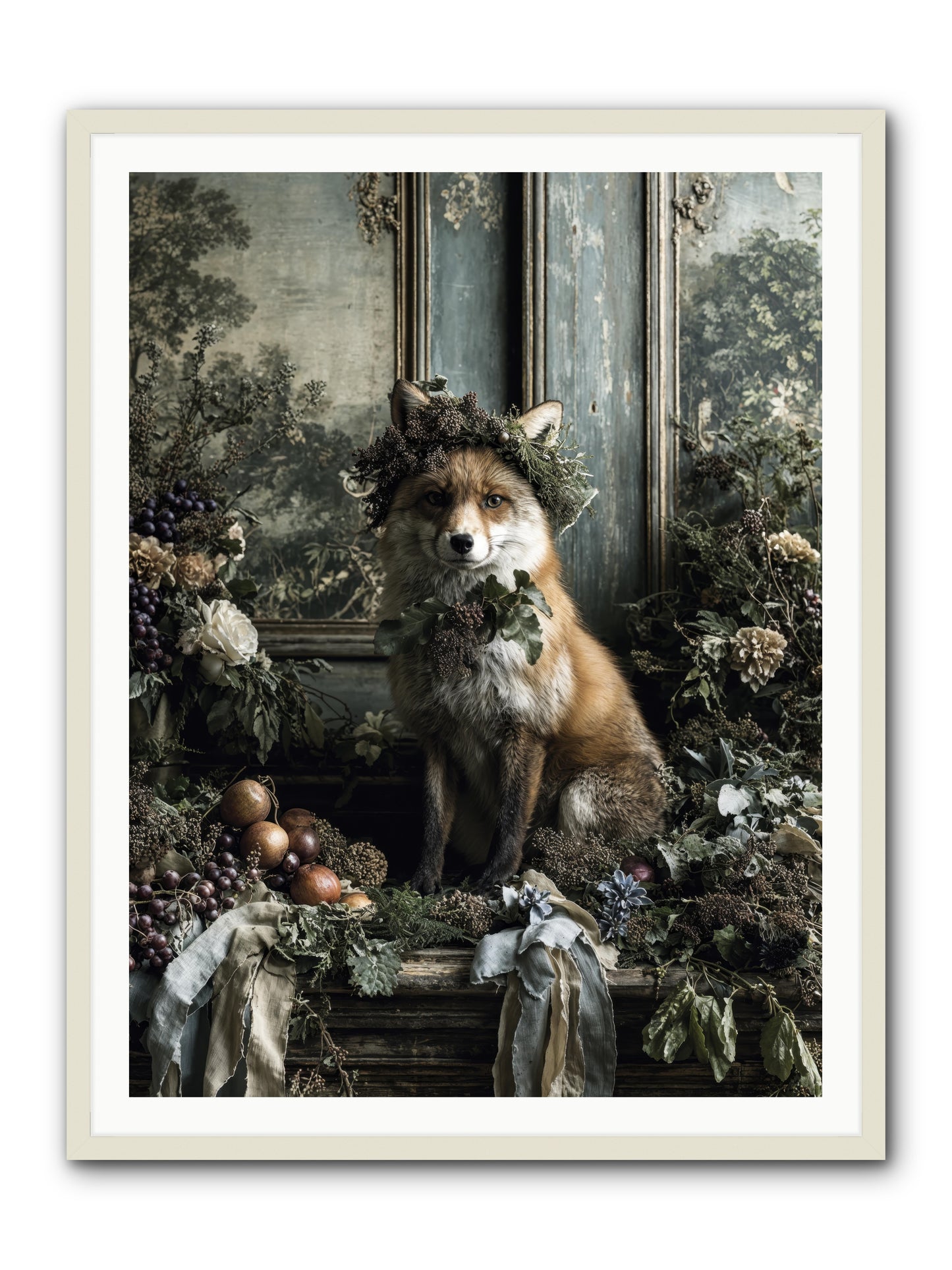 Rafe -- Framed Print - White 36x48