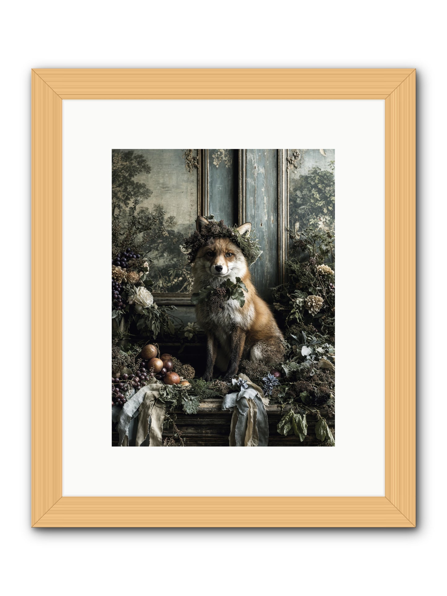 Rafe -- Framed Print - Natural 9x12