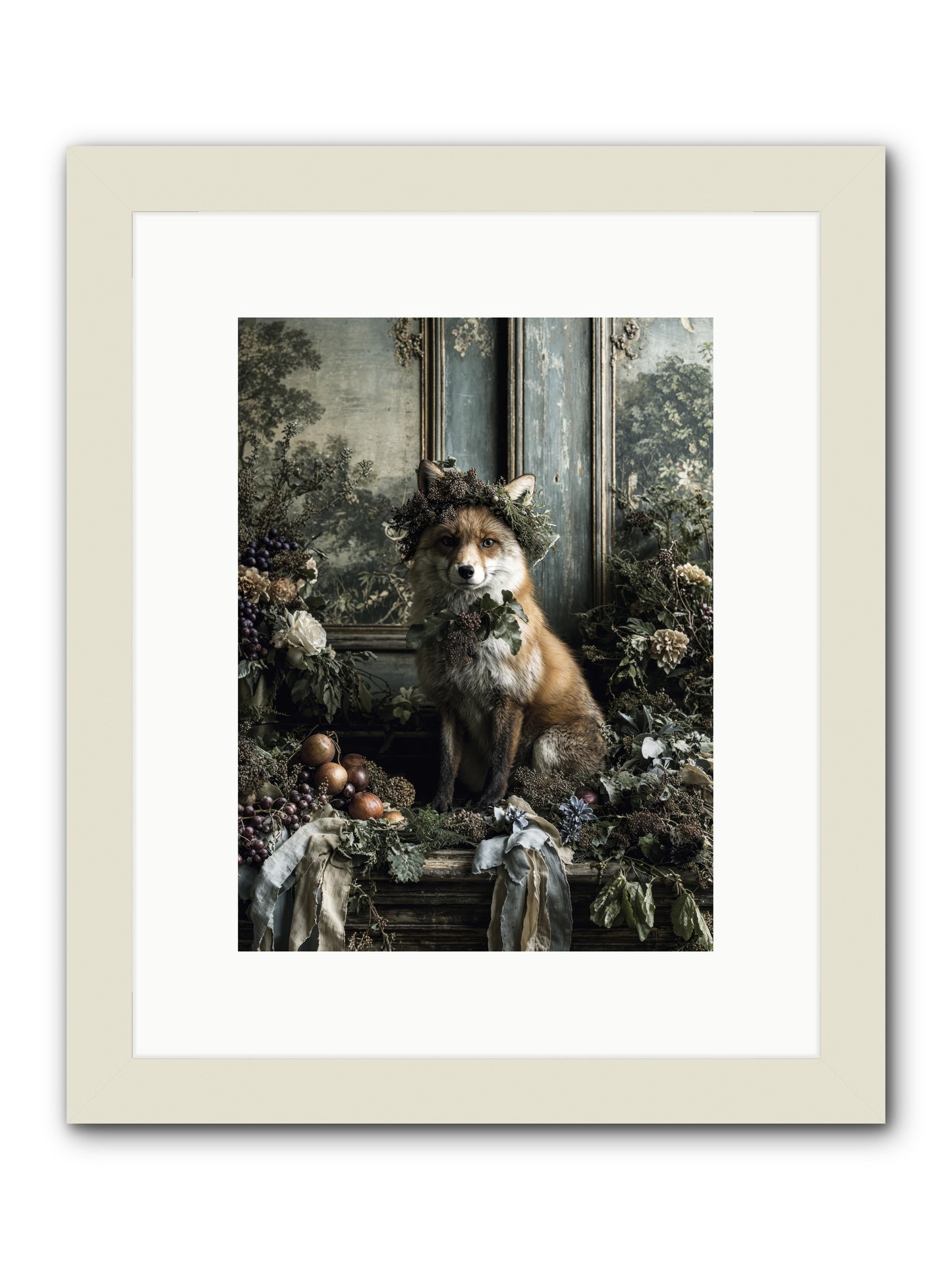 Rafe -- Framed Print - White 9x12