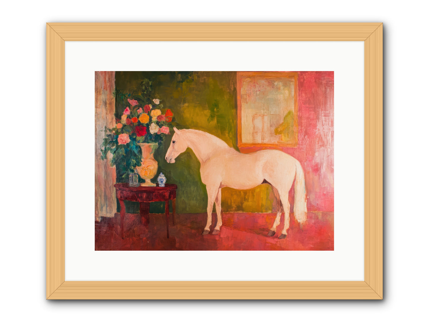 Rain Dancer -- Framed Print - Natural 16x12