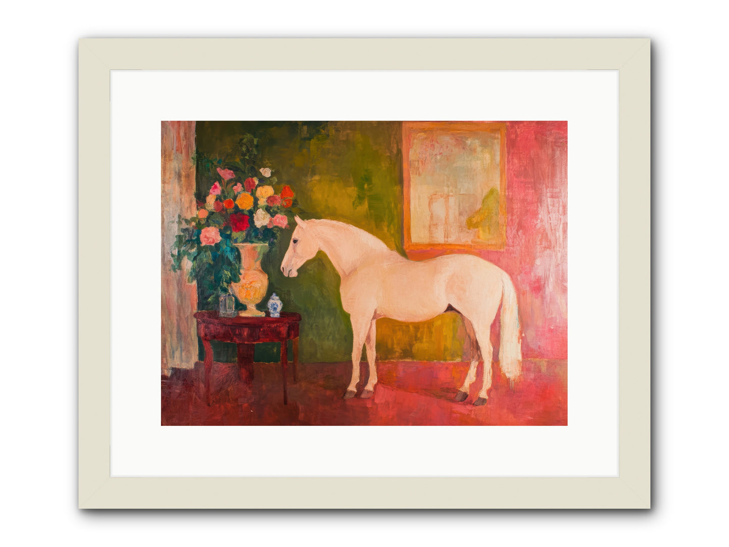 Rain Dancer -- Framed Print - White 16x12