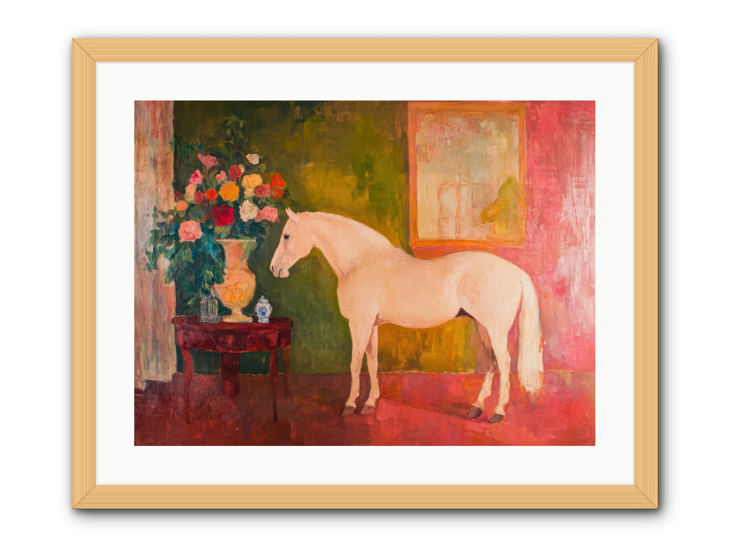 Rain Dancer -- Framed Print - Natural 24x18