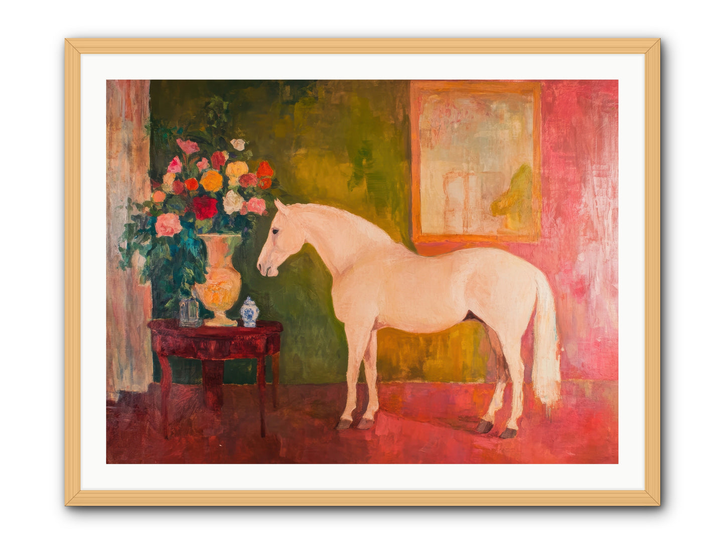 Rain Dancer -- Framed Print - Natural 40x30
