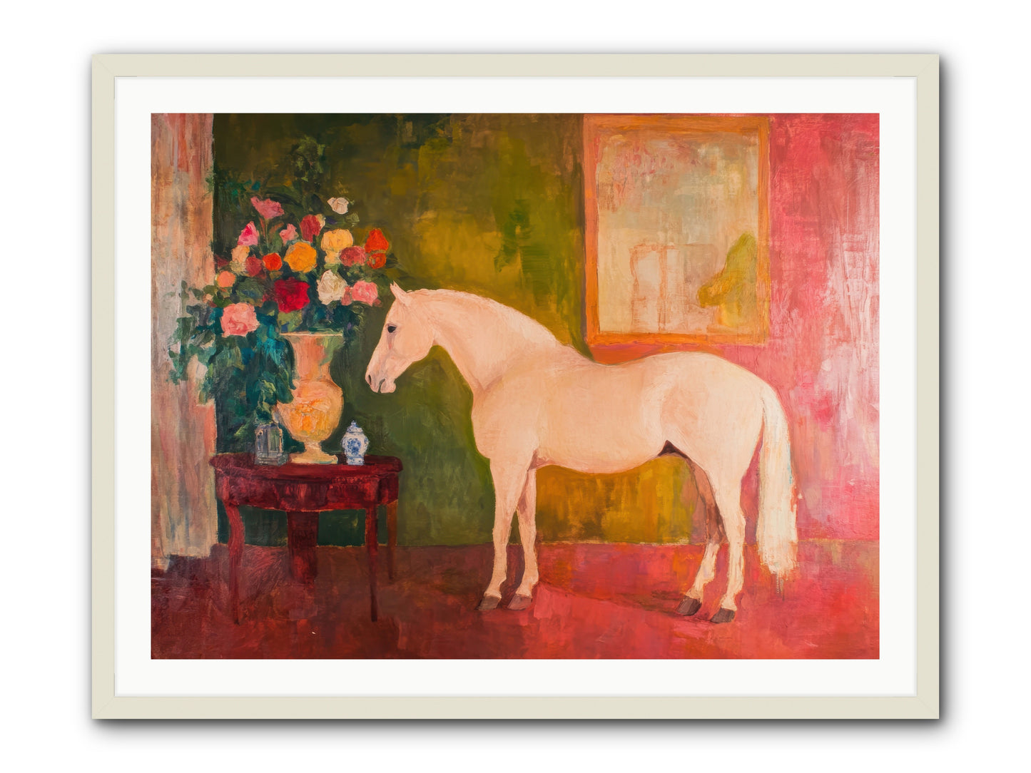 Rain Dancer -- Framed Print - White 40x30