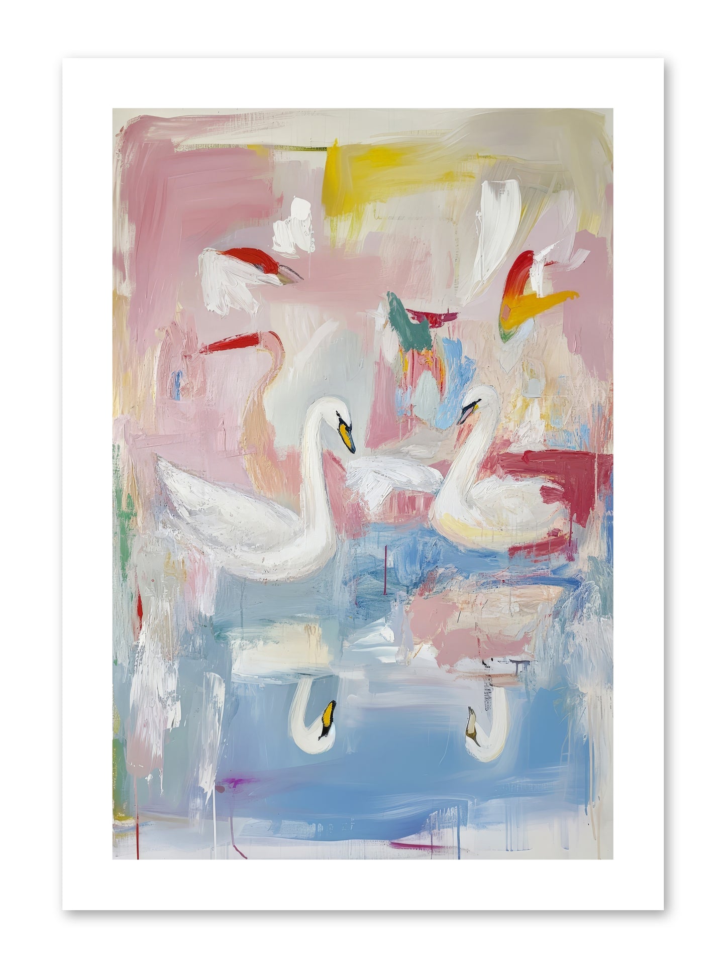 Rainbow Lake At Pemberly -- Loose Canvas Print 10x15