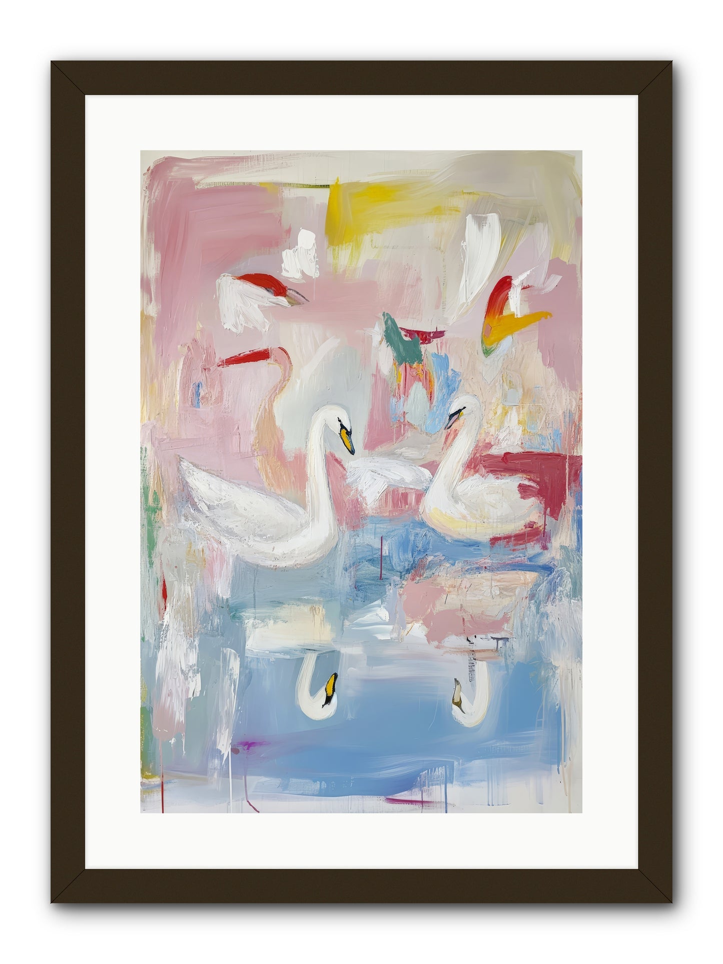 Rainbow Lake At Pemberly -- Framed Print - Black 16x24