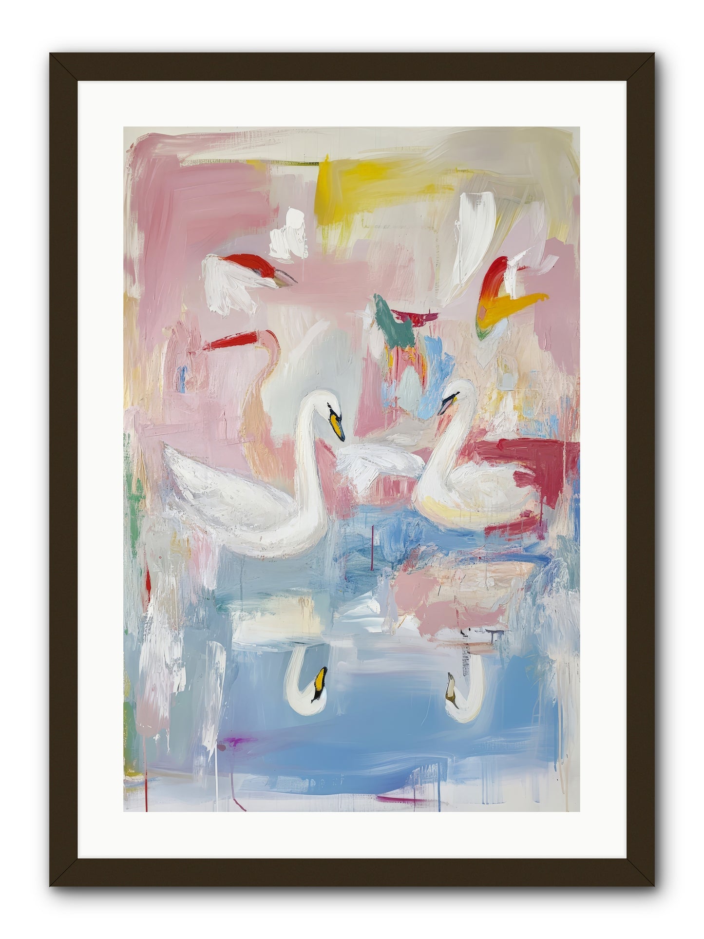 Rainbow Lake At Pemberly -- Framed Print - Black 20x30