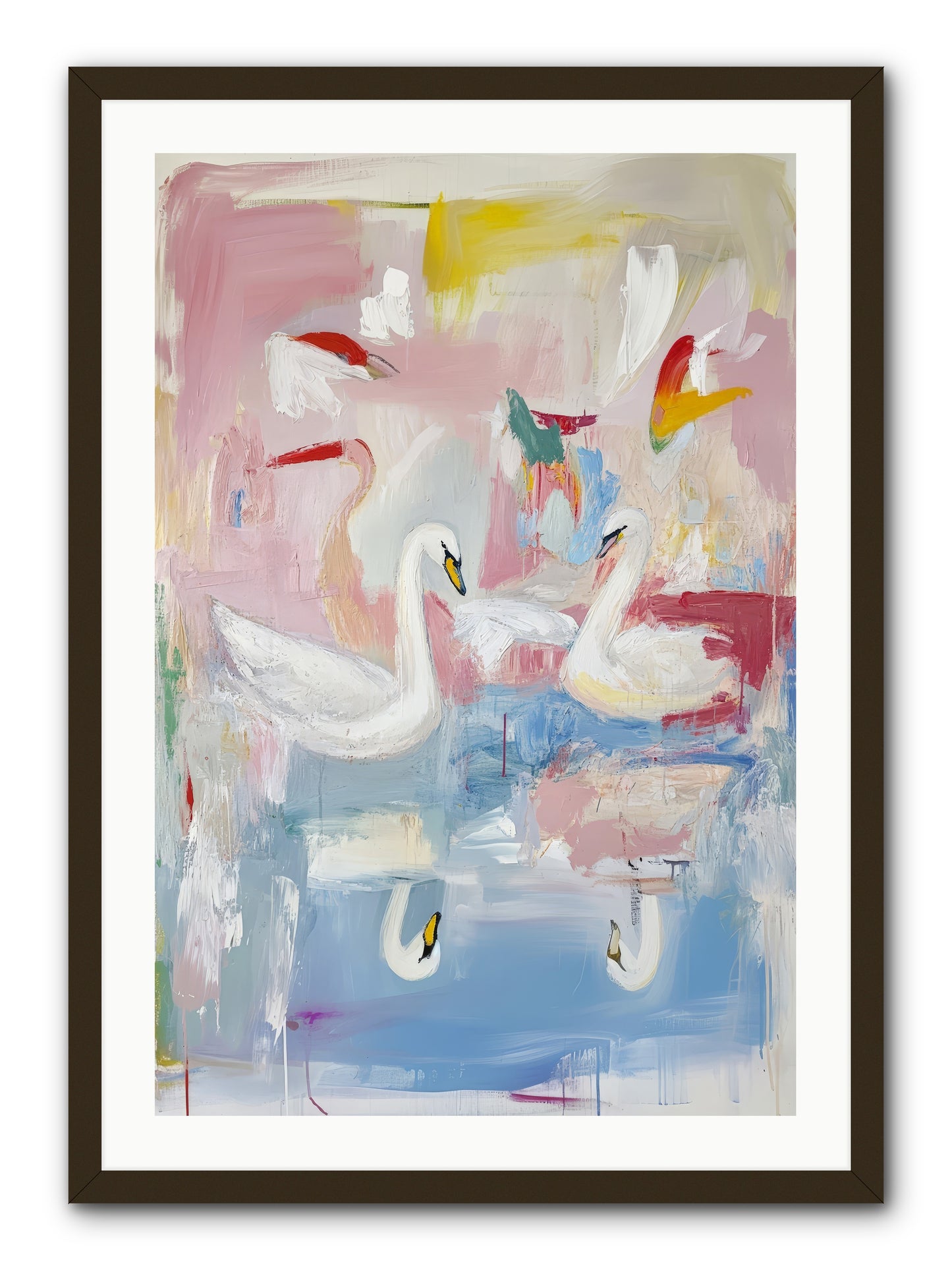 Rainbow Lake At Pemberly -- Framed Print - Black 24x36