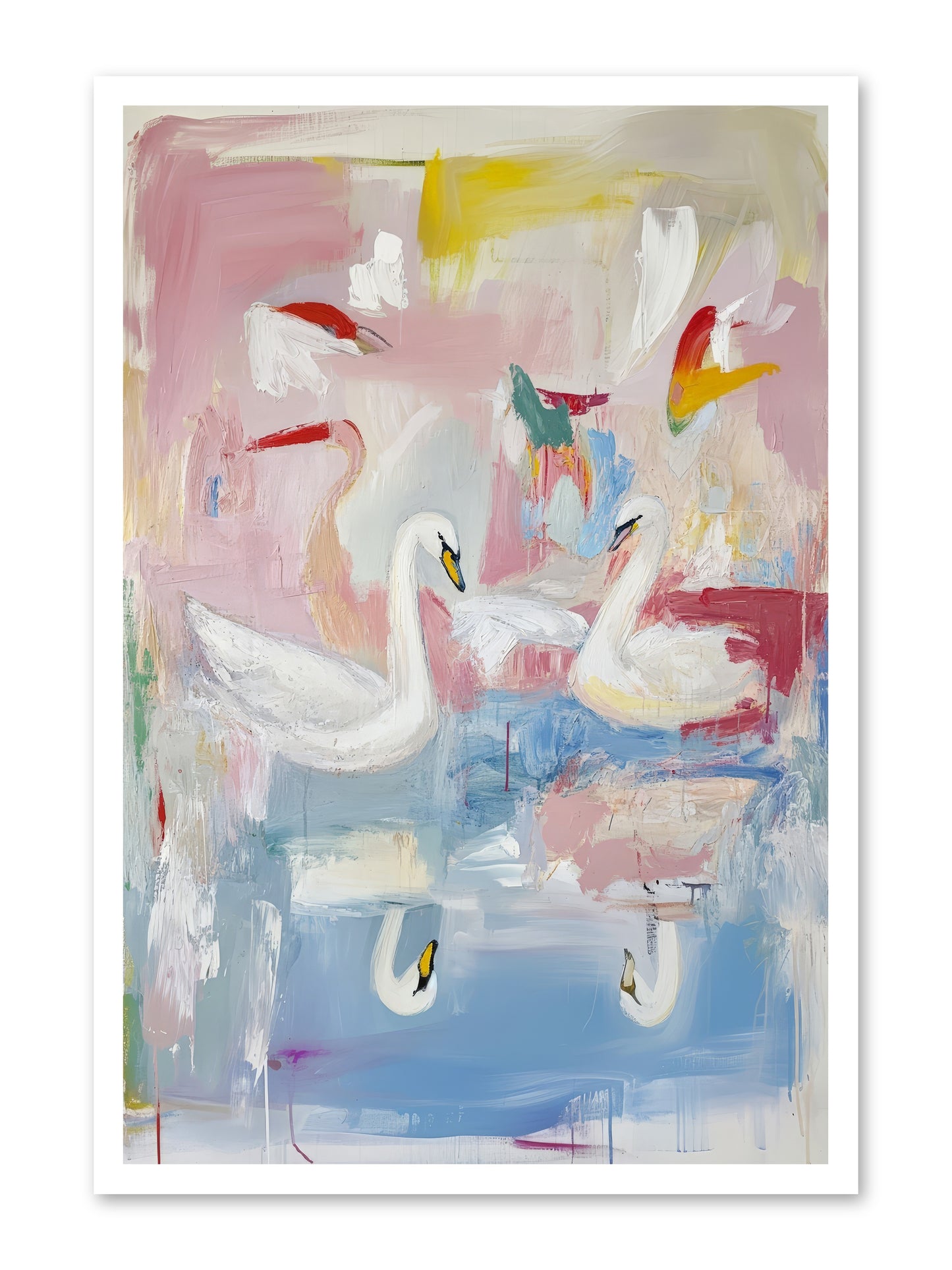 Rainbow Lake At Pemberly -- Loose Canvas Print 24x36