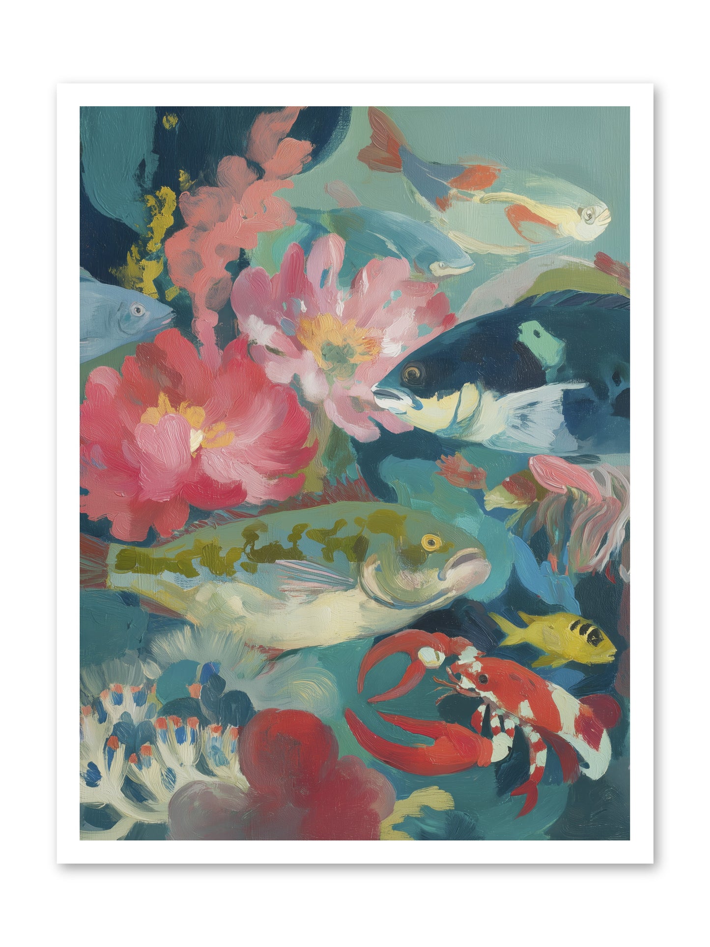Rainbow Poetry -- Loose Canvas Print 24x32