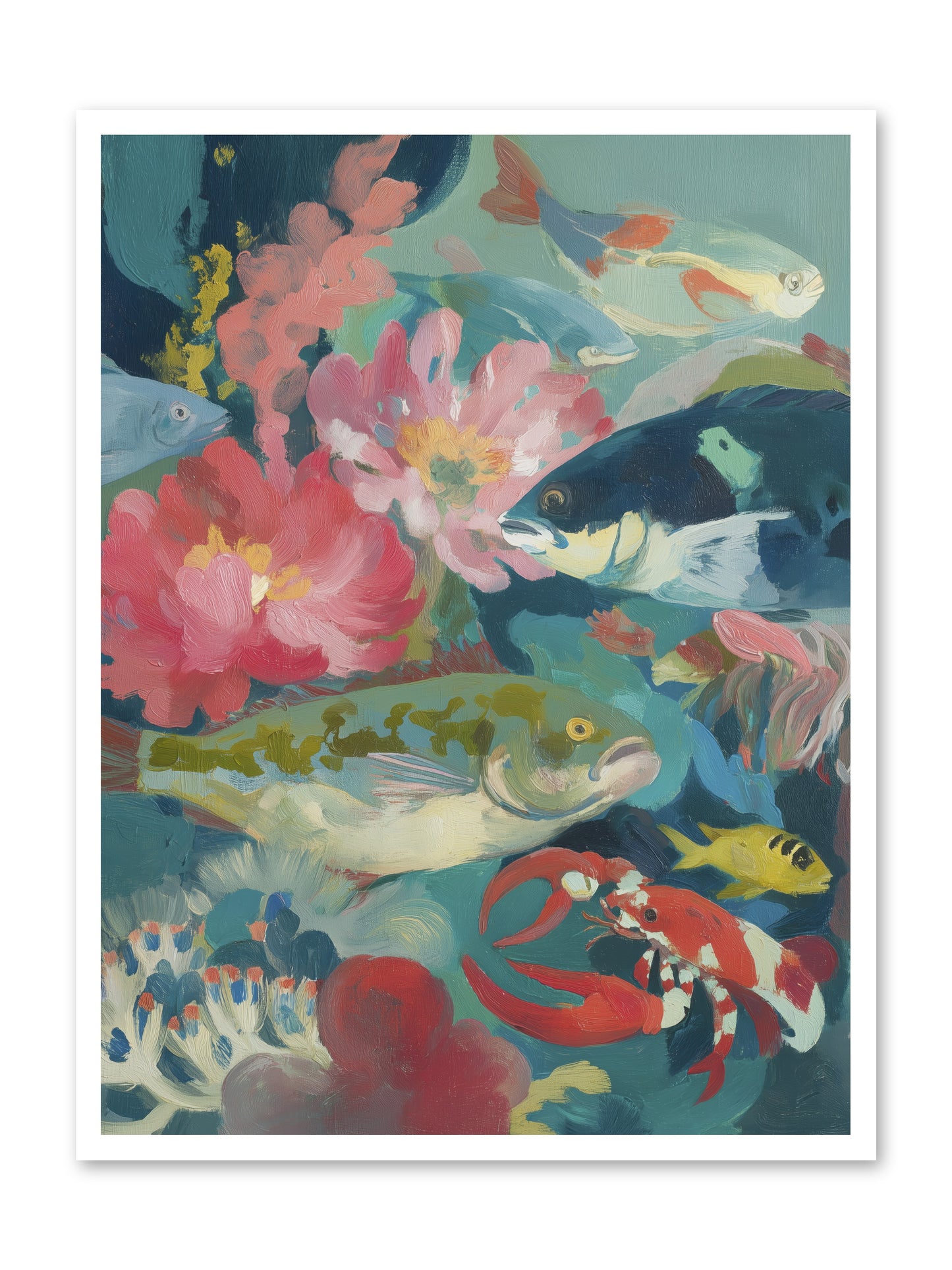 Rainbow Poetry -- Loose Canvas Print 30x40