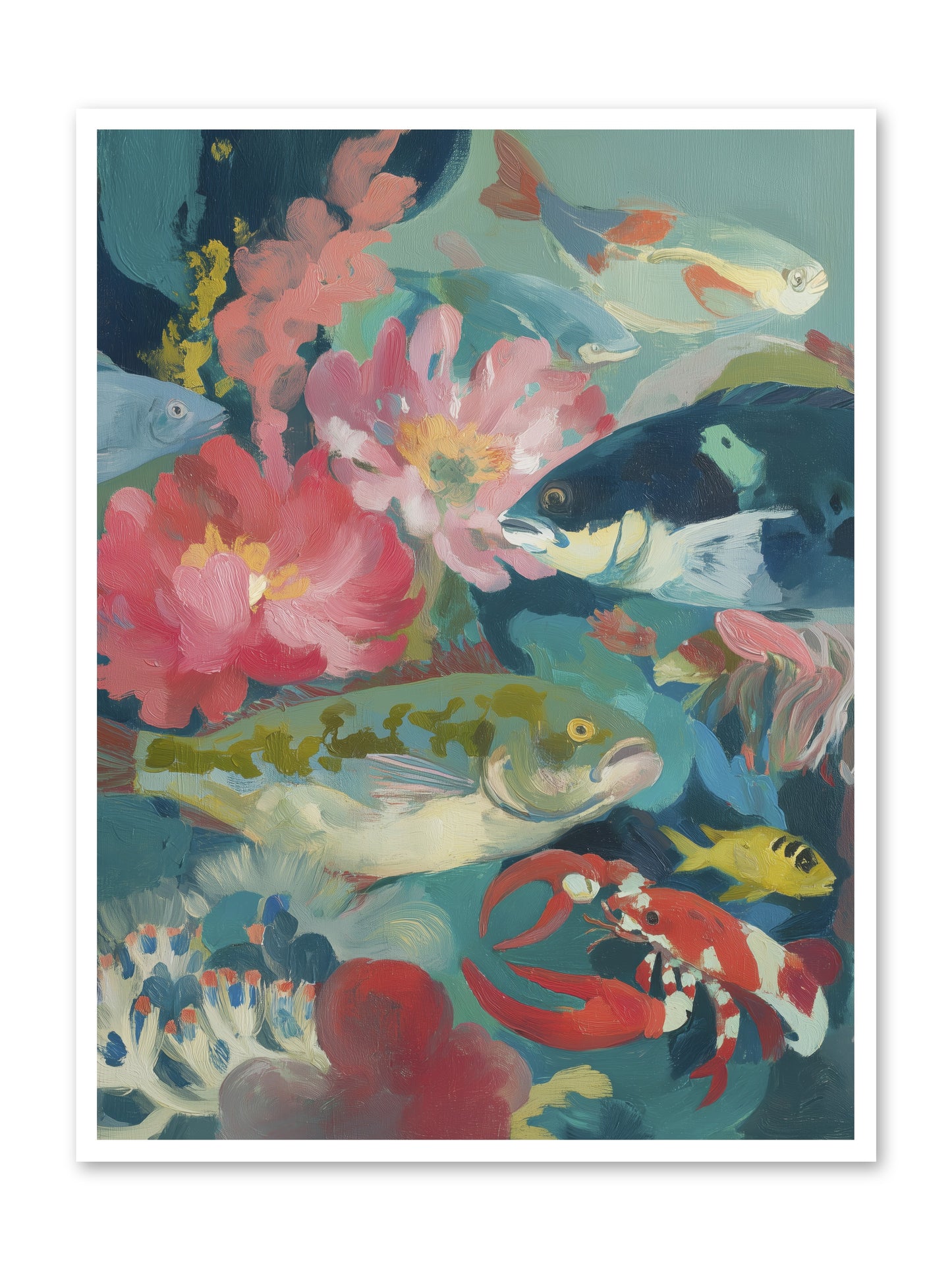 Rainbow Poetry -- Loose Canvas Print 36x48