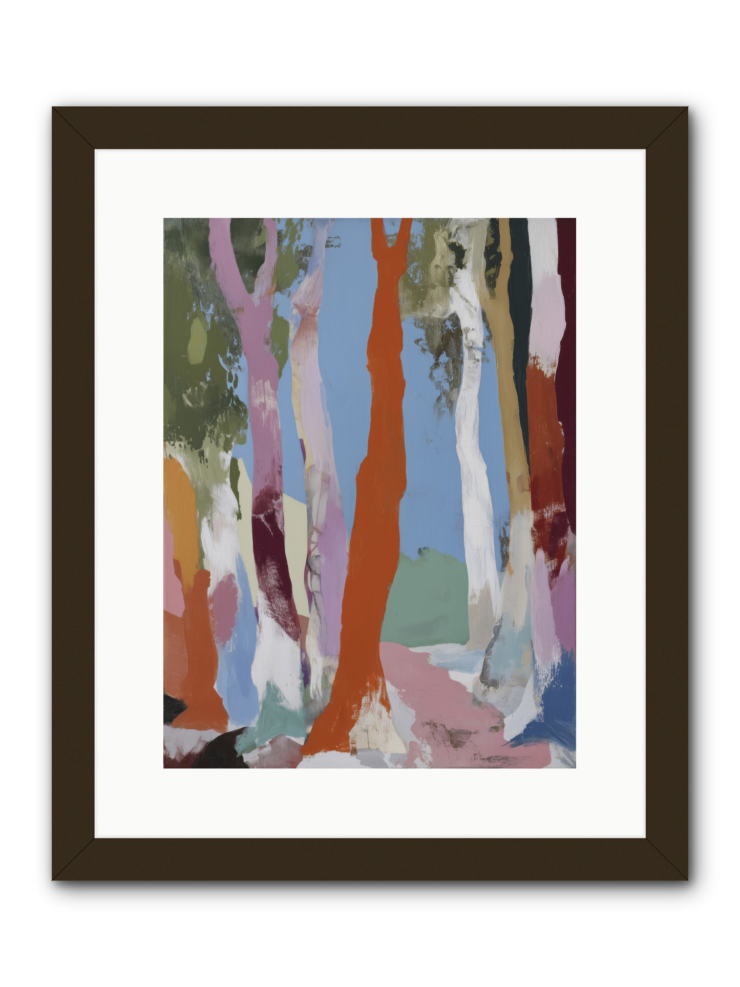 Rainwater Echoes -- Framed Print - Black 12x16