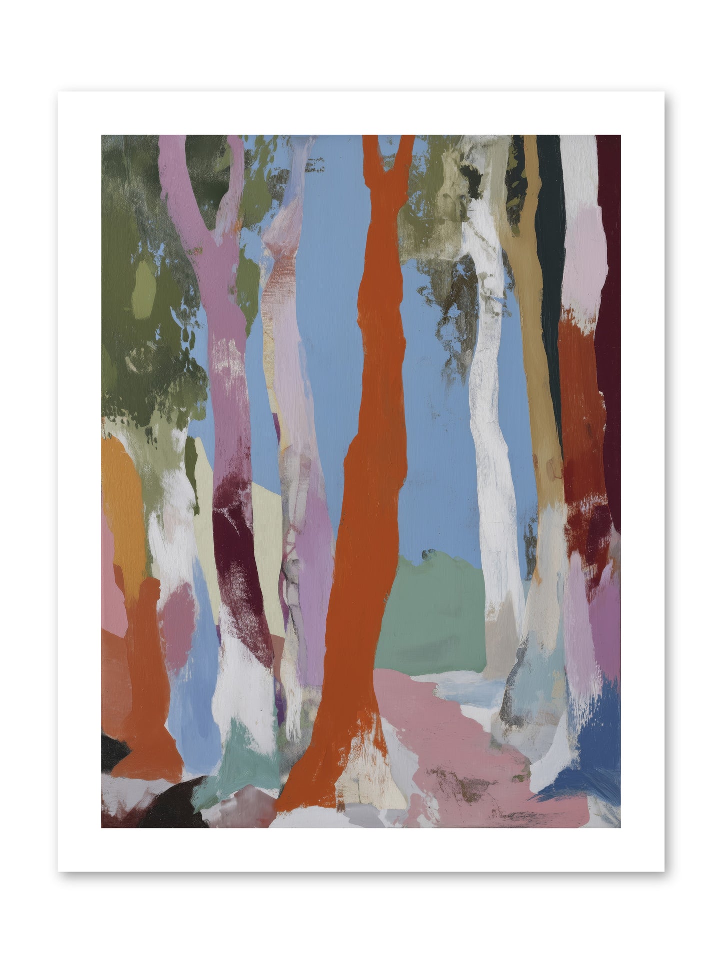 Rainwater Echoes -- Loose Canvas Print 12x16