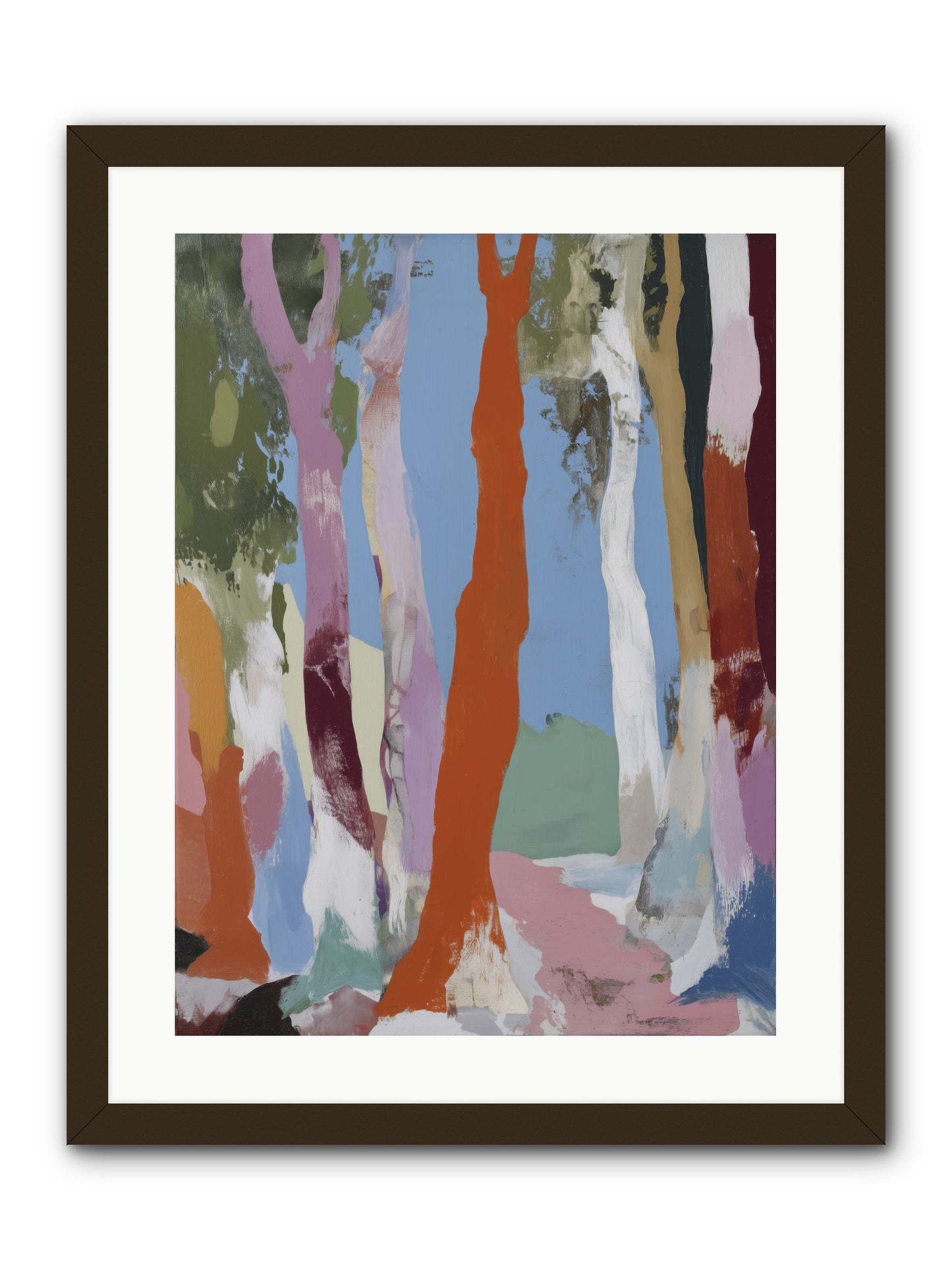 Rainwater Echoes -- Framed Print - Black 18x24