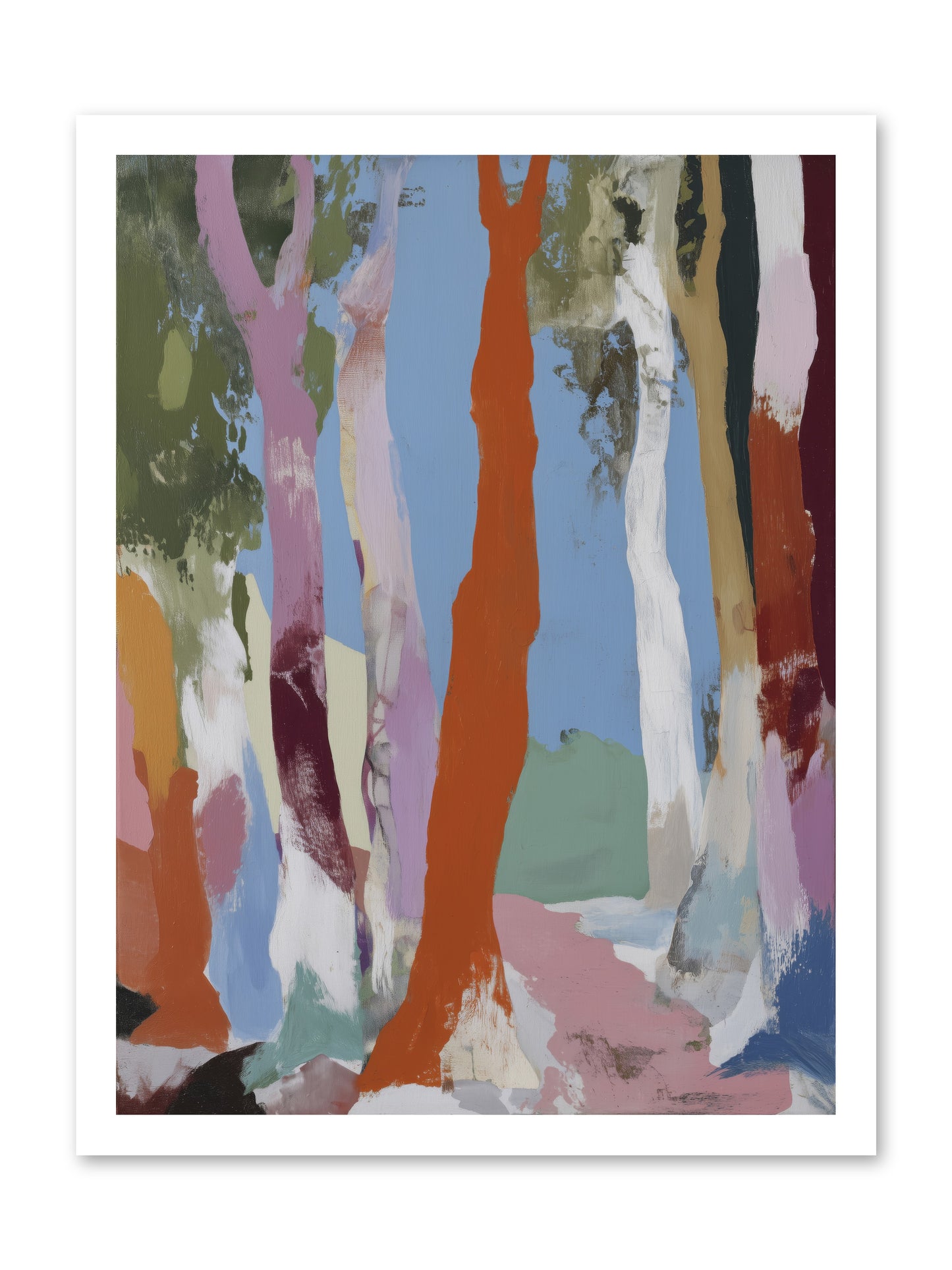 Rainwater Echoes -- Paper Print 18x24