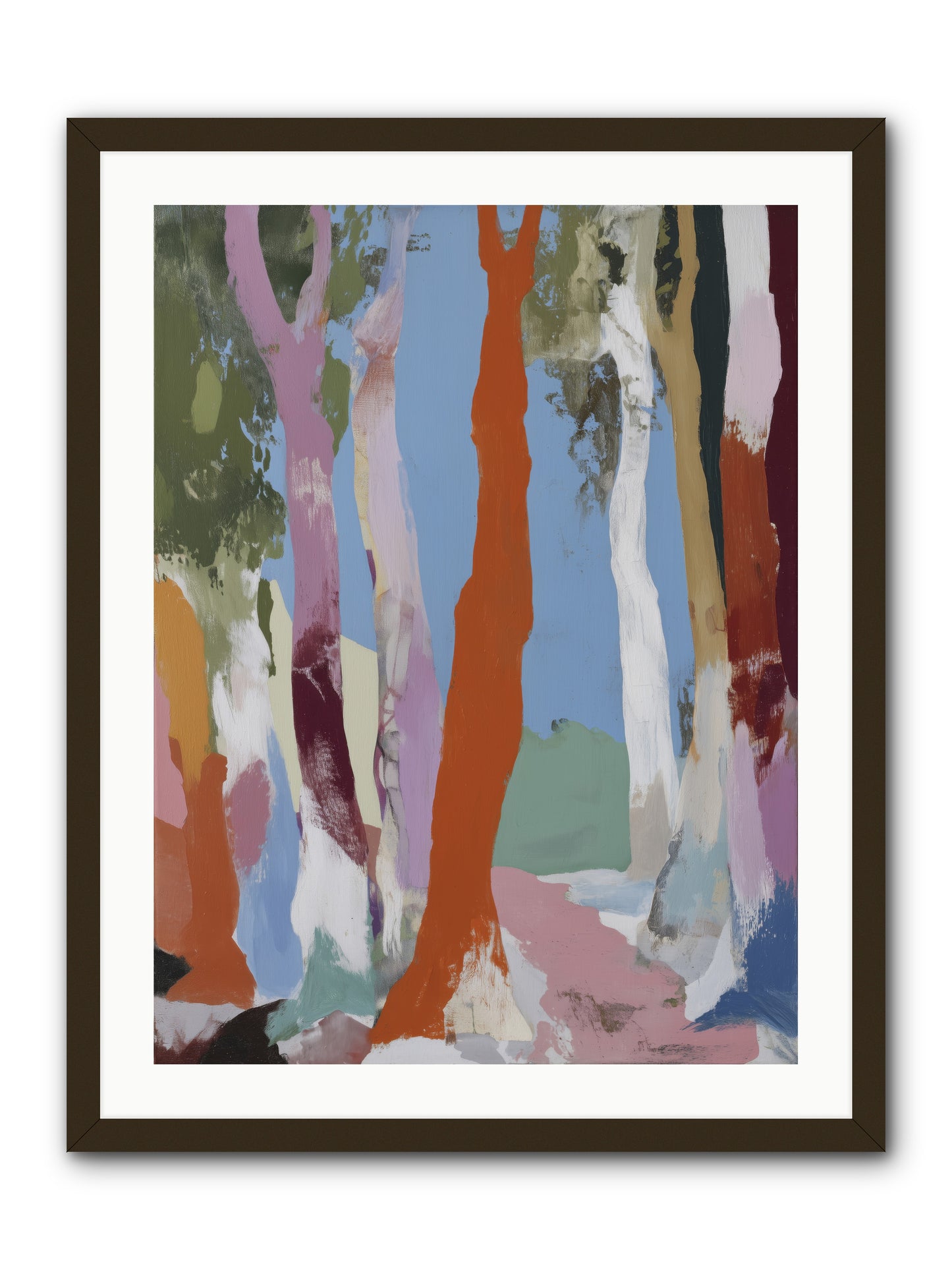 Rainwater Echoes -- Framed Print - Black 24x32