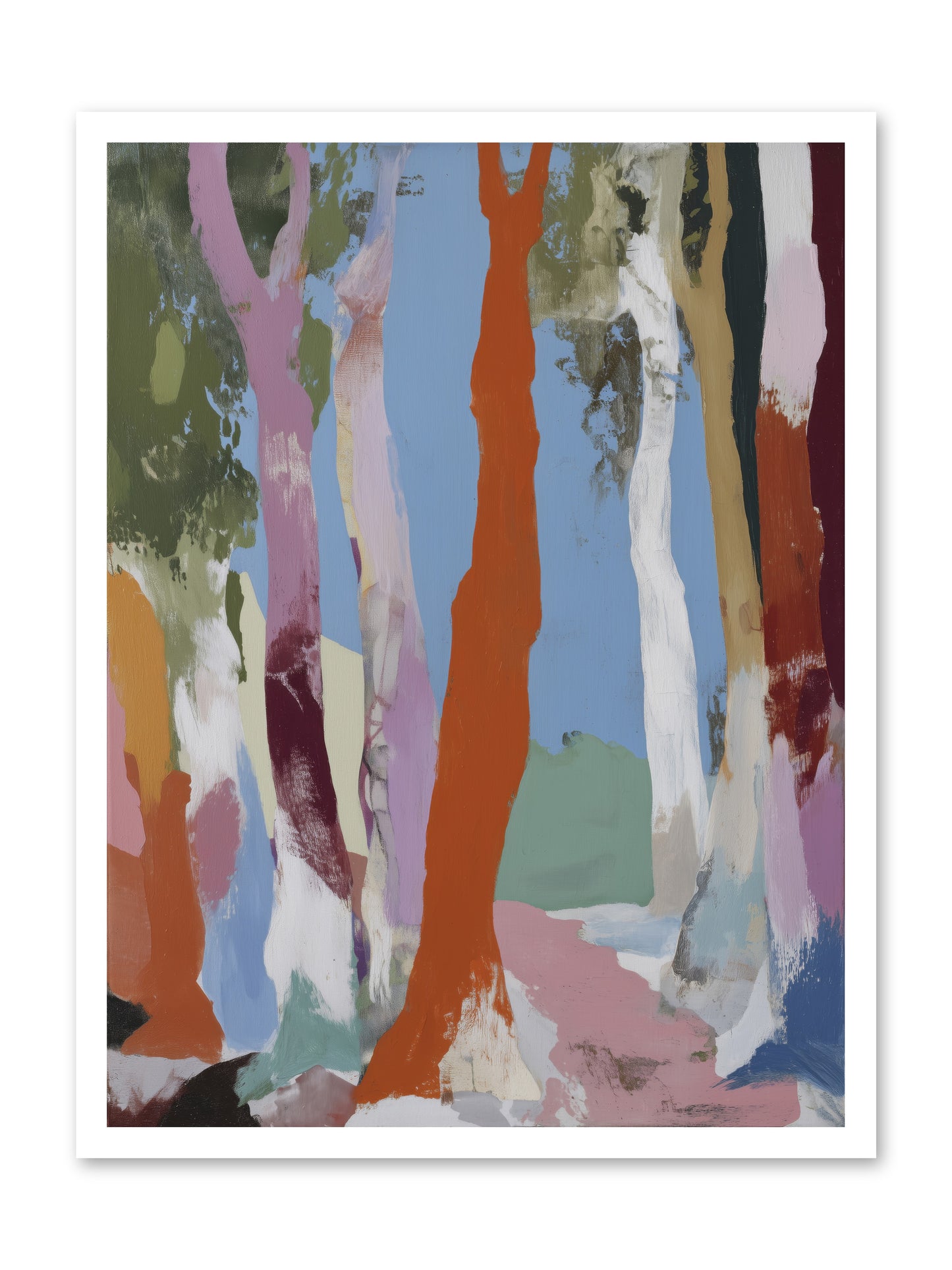 Rainwater Echoes -- Loose Canvas Print 24x32
